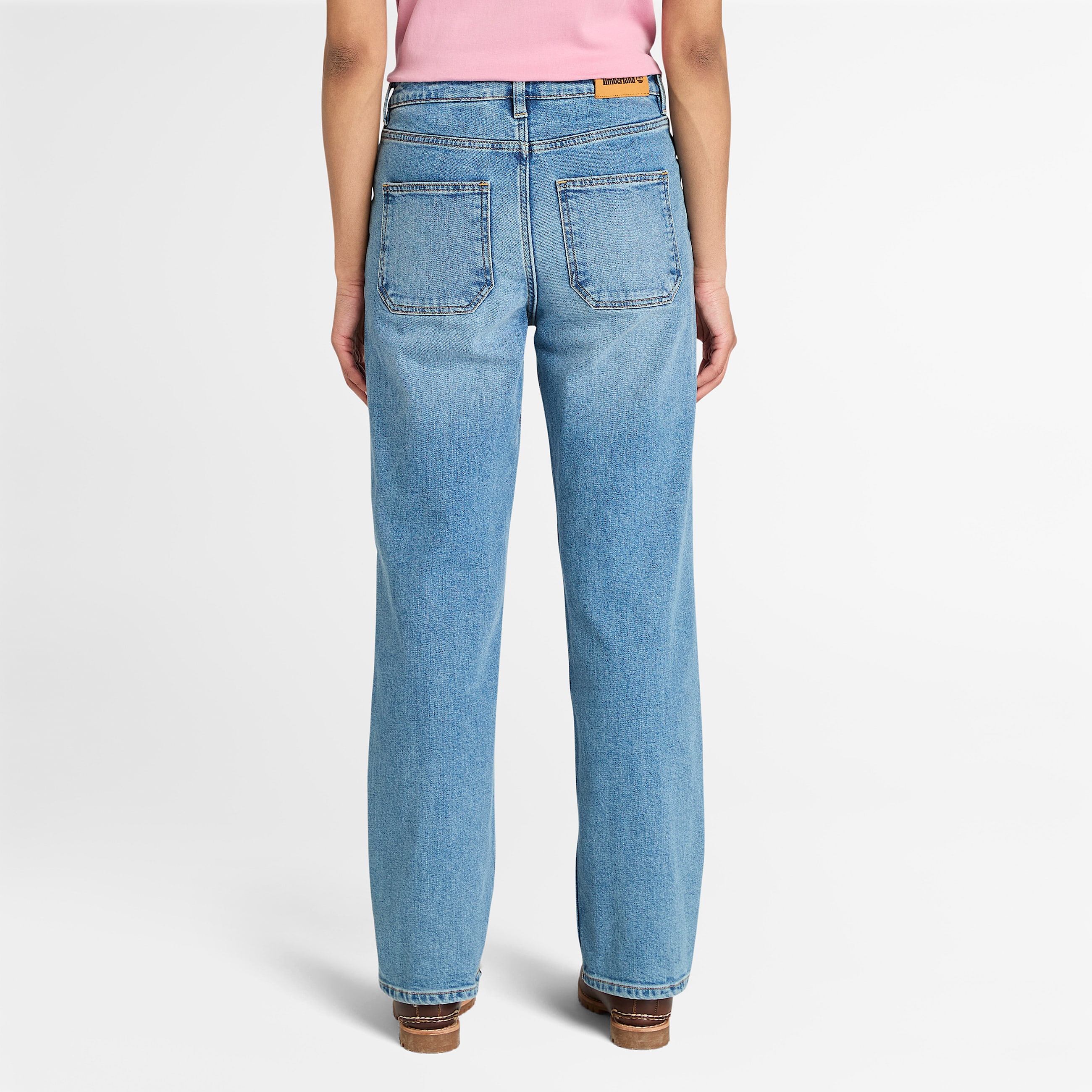 Gerade DenimHose fr Damen in Blau TBL Blau ALT9
