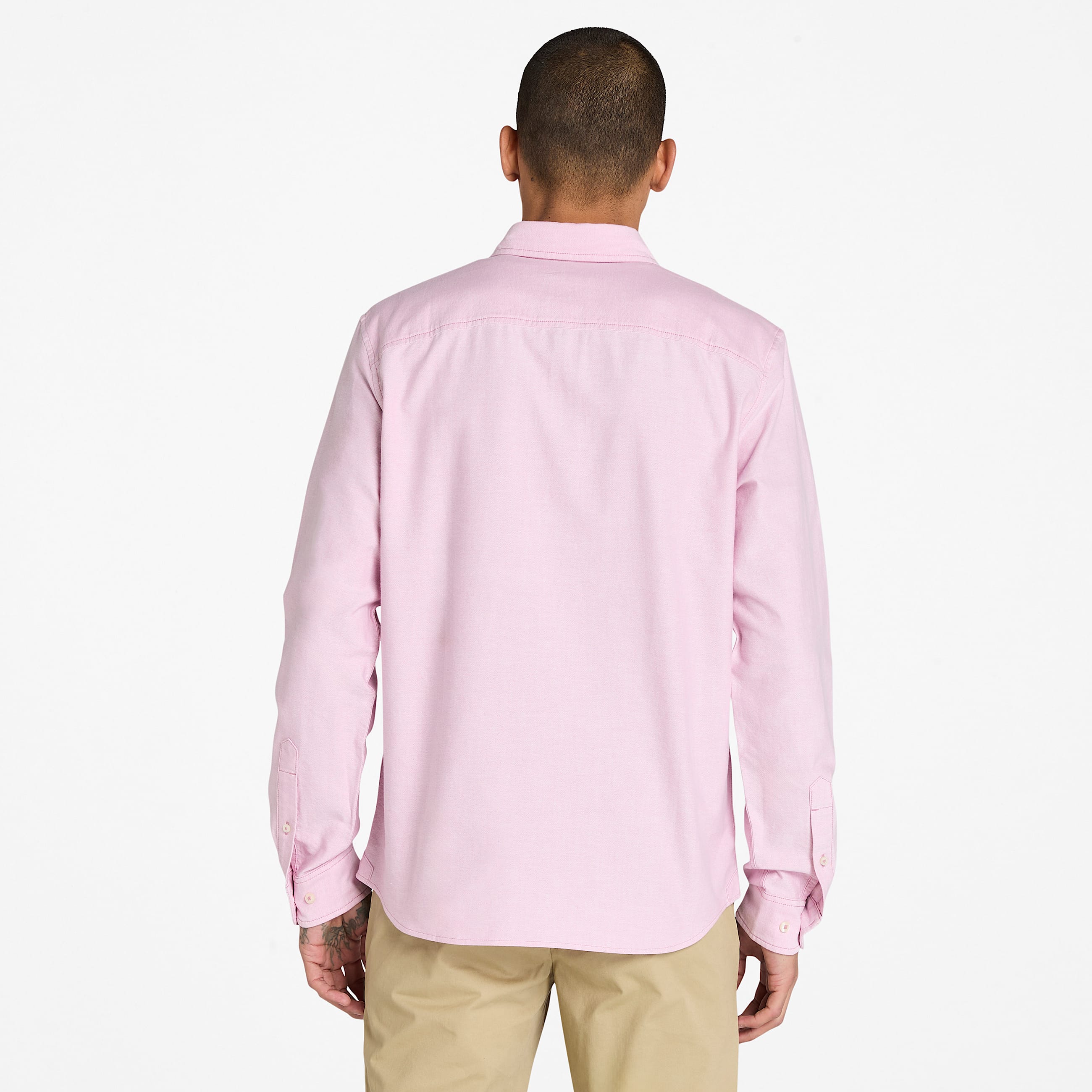 Chemise oxford pour homme en rose TBL rose ALT9