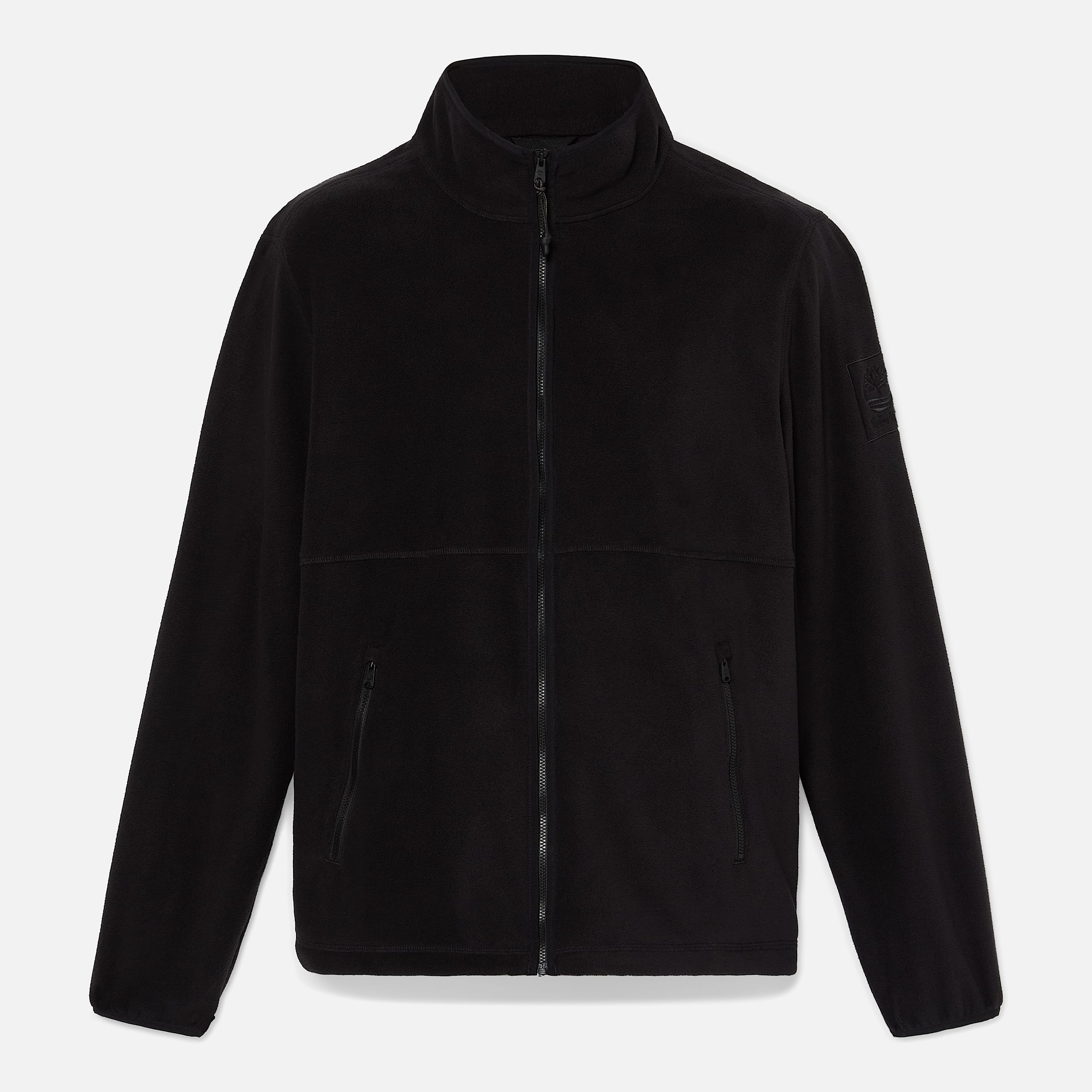 FullZip Polar Fleece for Men in Black TBL Black ALT10
