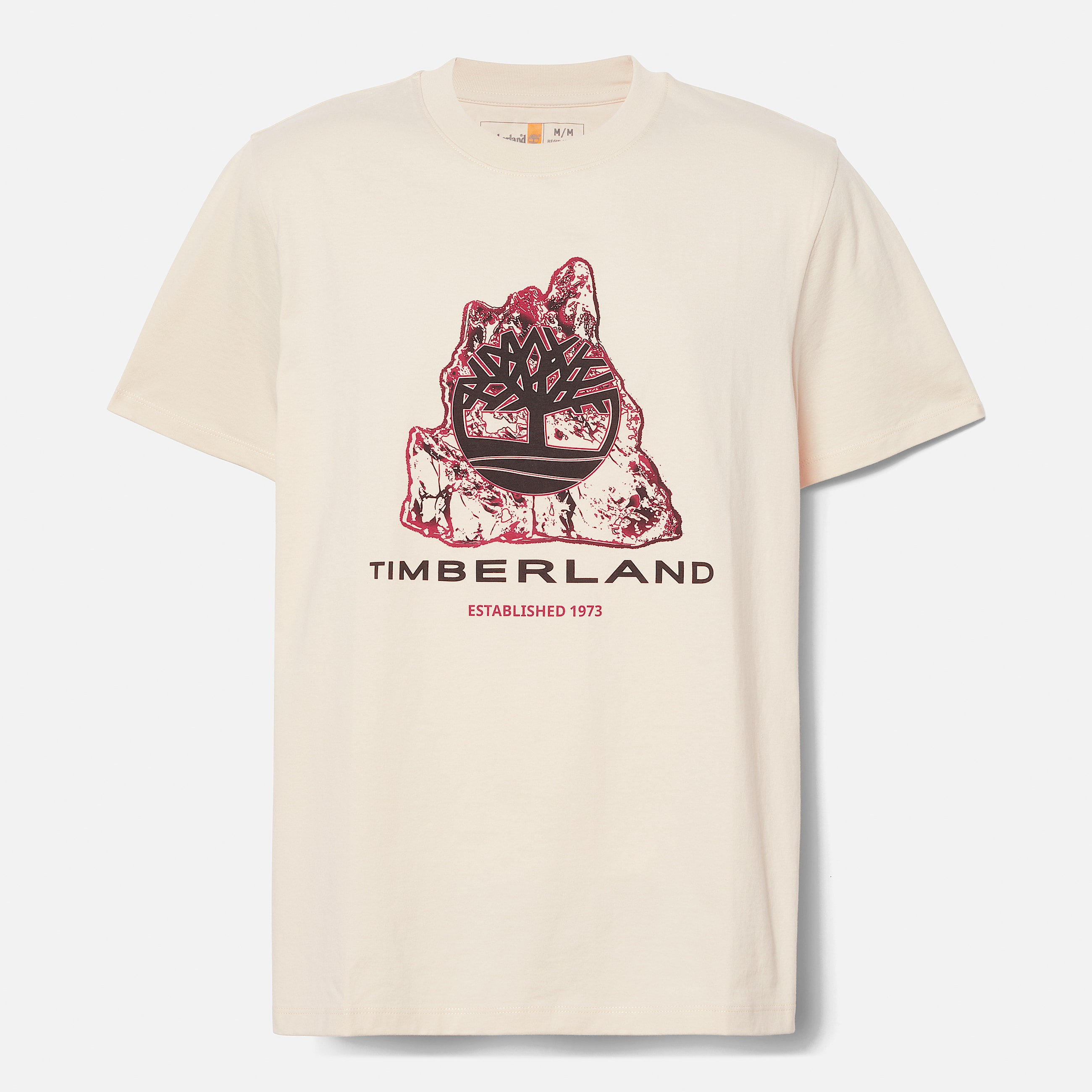 Tshirt  motif logo arbre saisonnier pour homme en beige TBL beige ALT10