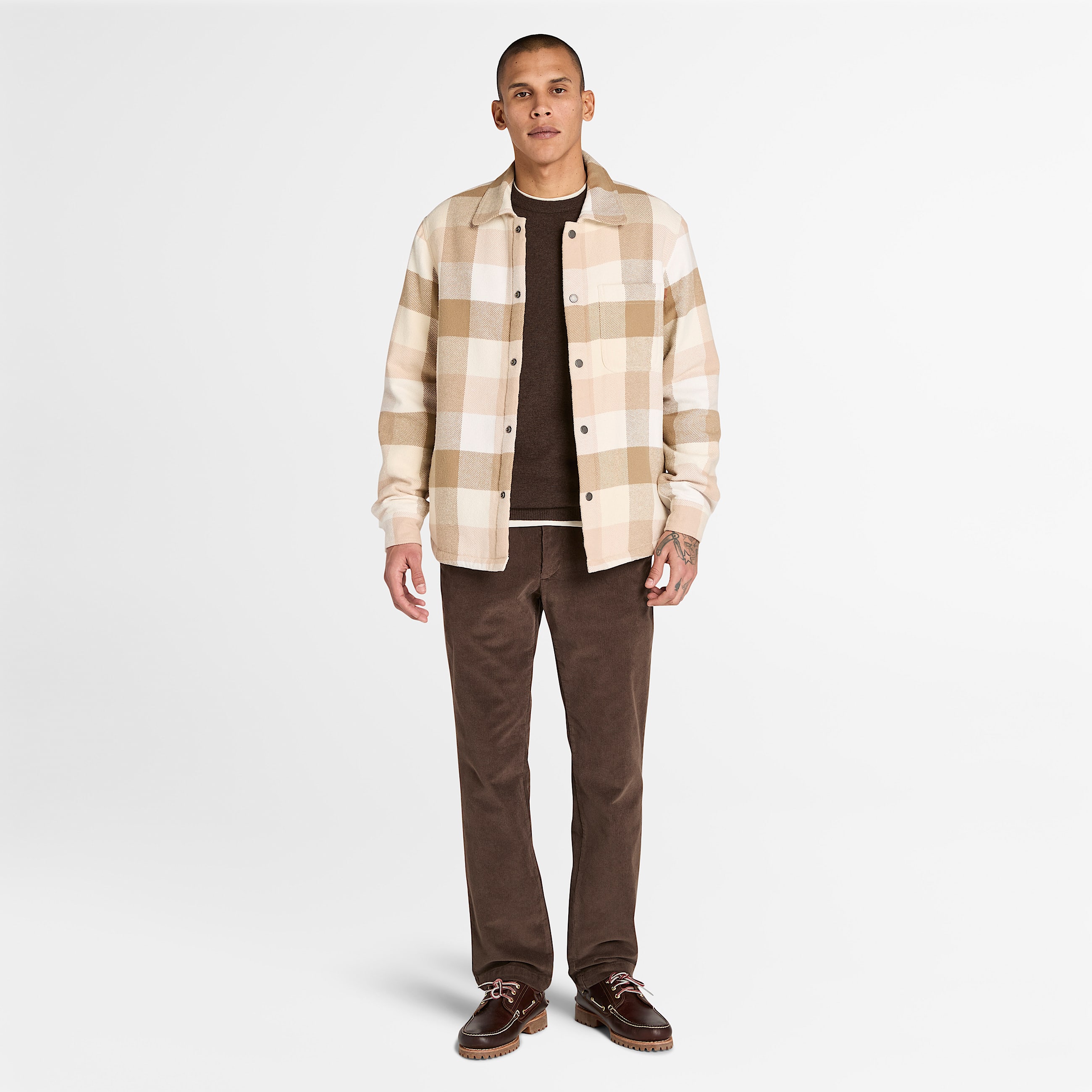 Pantalon en velours ctel Claremont pour homme en marron TBL marron ALT1