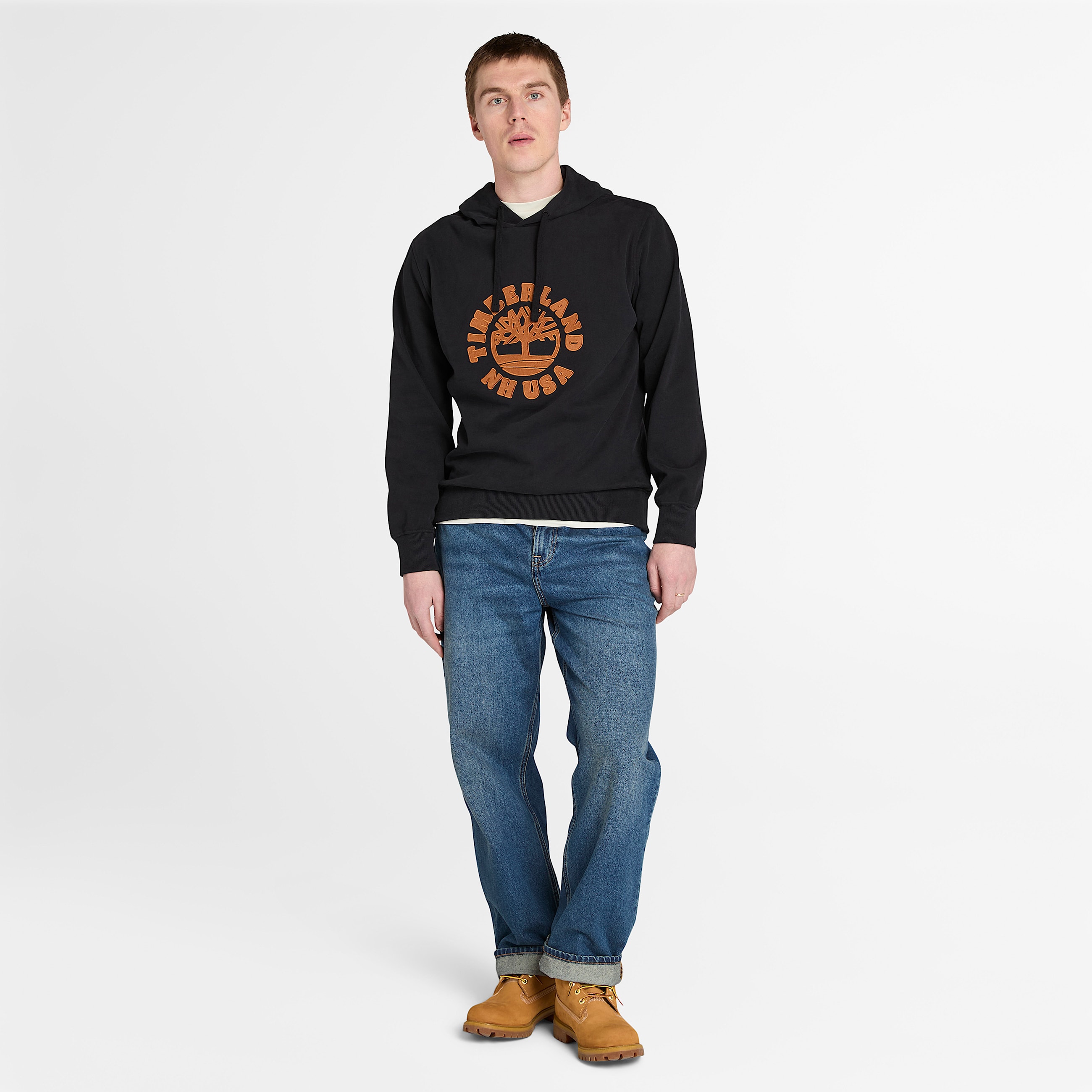 Sweat  capuche graphique Holiday pour homme en noir TBL noir ALT1