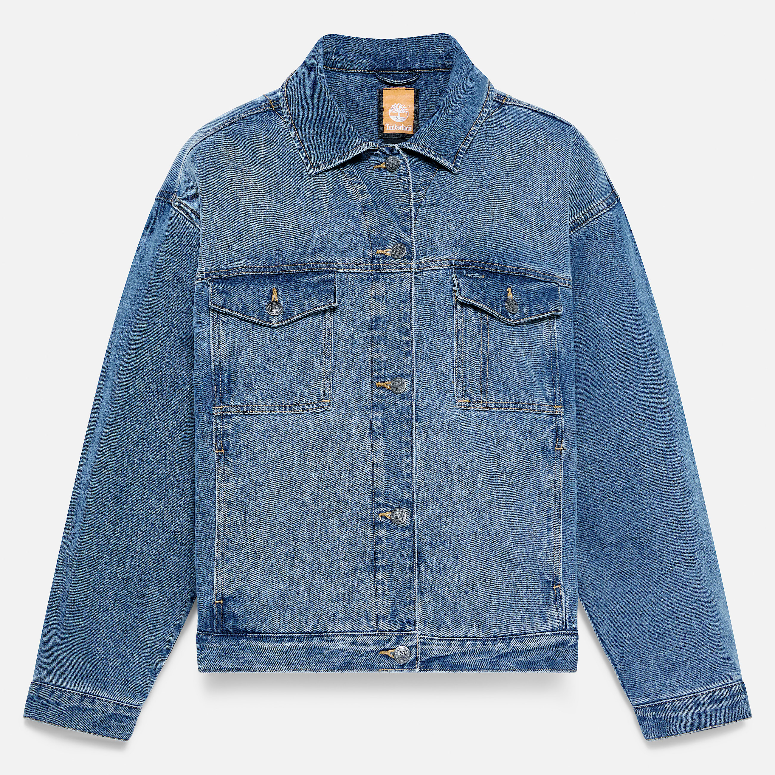Veste isolante Denim Archive pour femme en bleu TBL bleu ALT10