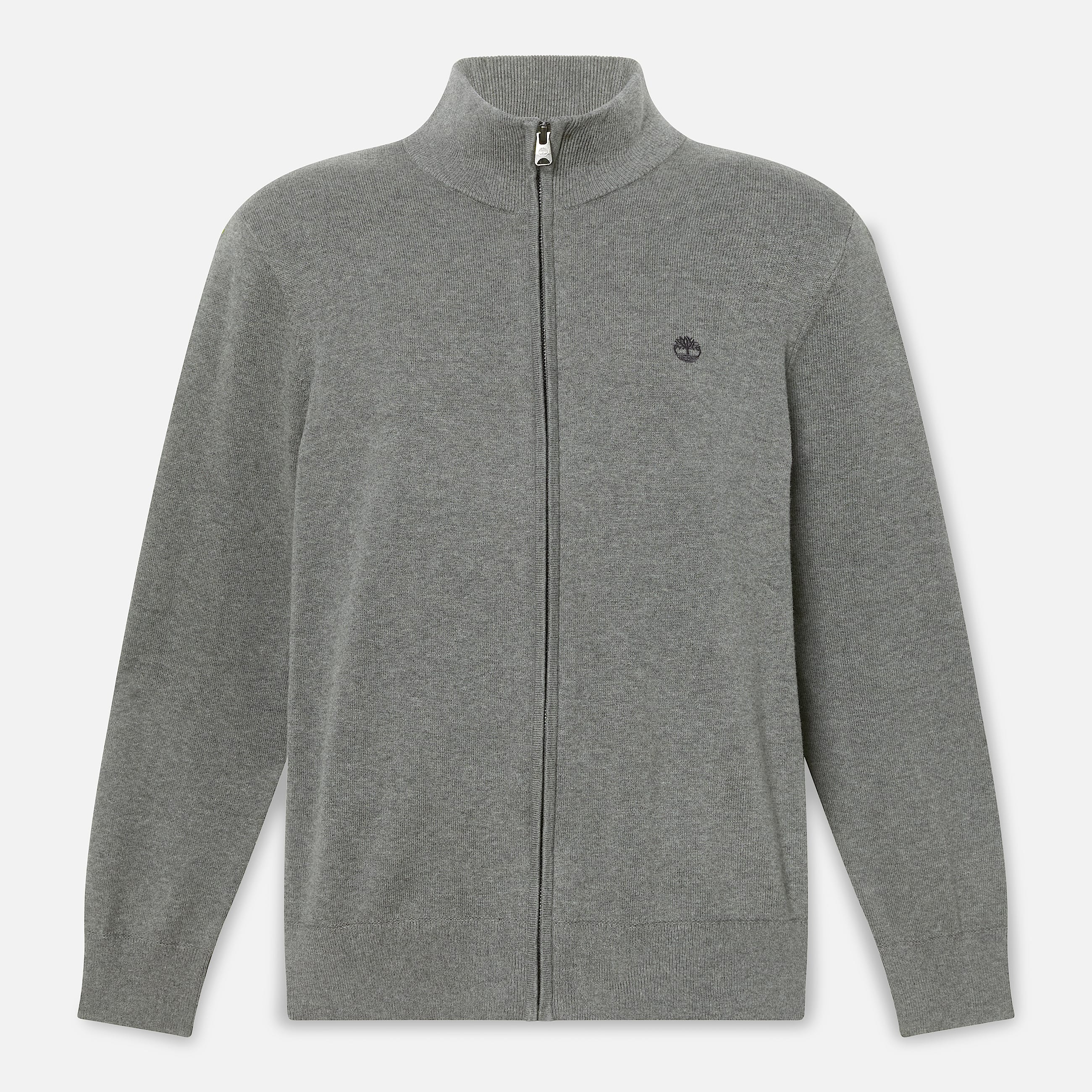 Williams River Cotton FullZip Jumper for Men in Grey TBL Grey ALT10