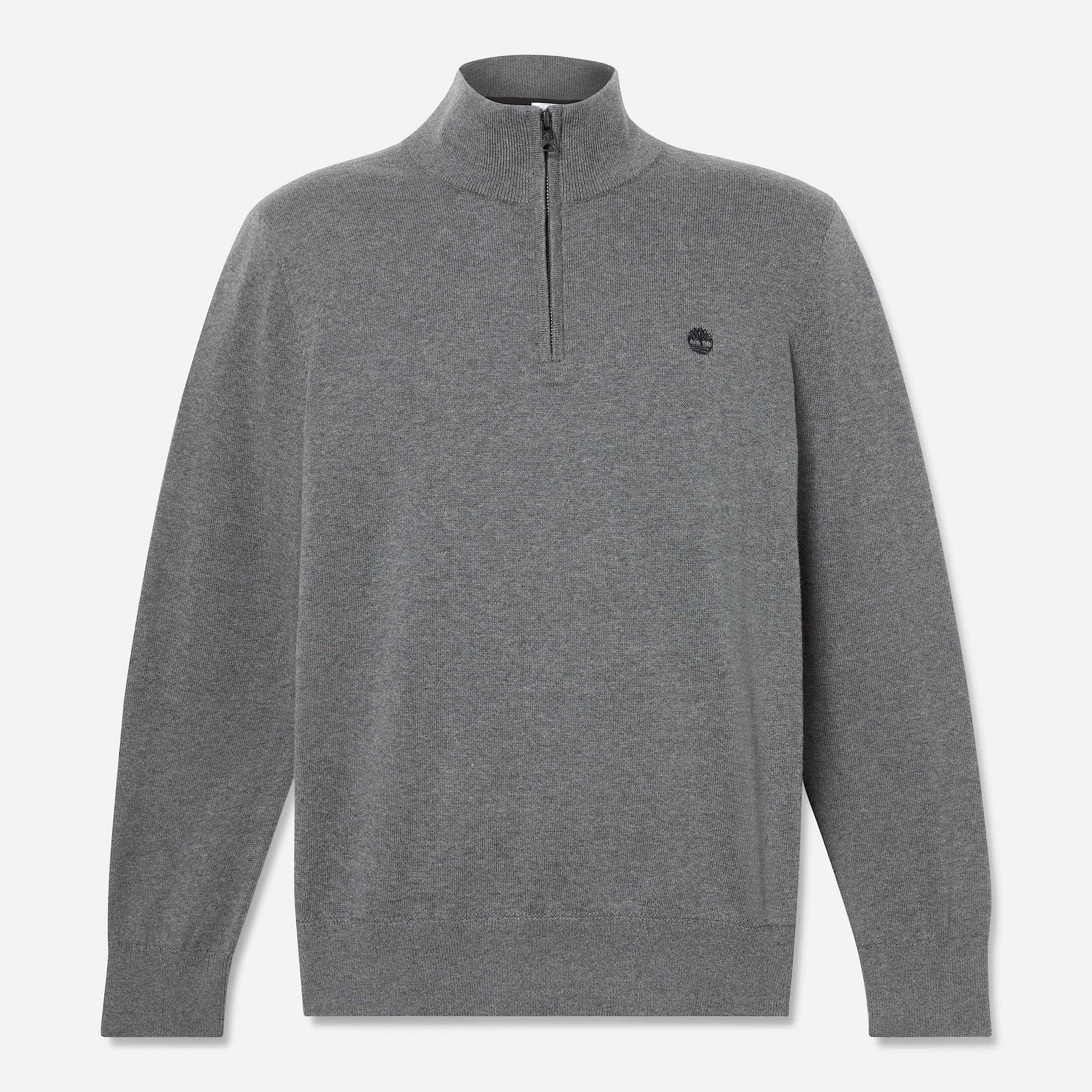 Pull  col zipp Williams River pour homme en gris TBL gris ALT10