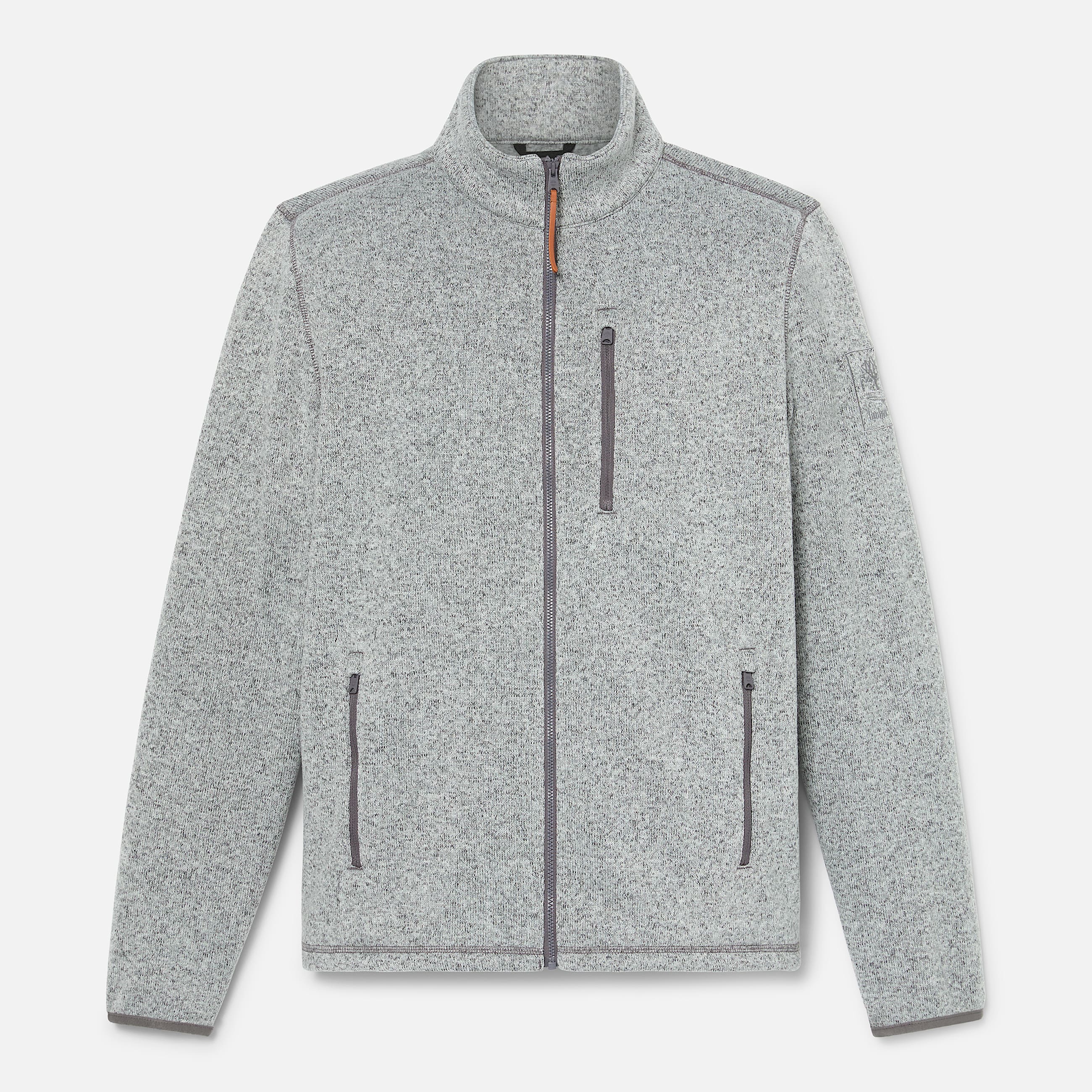 Veste en polaire Melange pour homme en gris fonc TBL gris ALT10