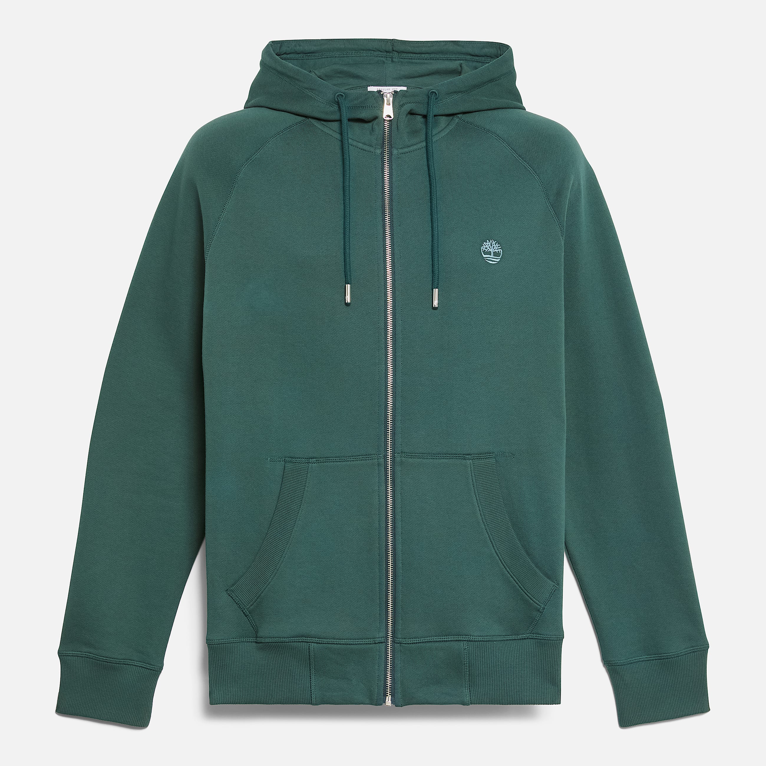 Exeter River Brushback FullZip Hoodie for Men in Dark Green TBL Green ALT10