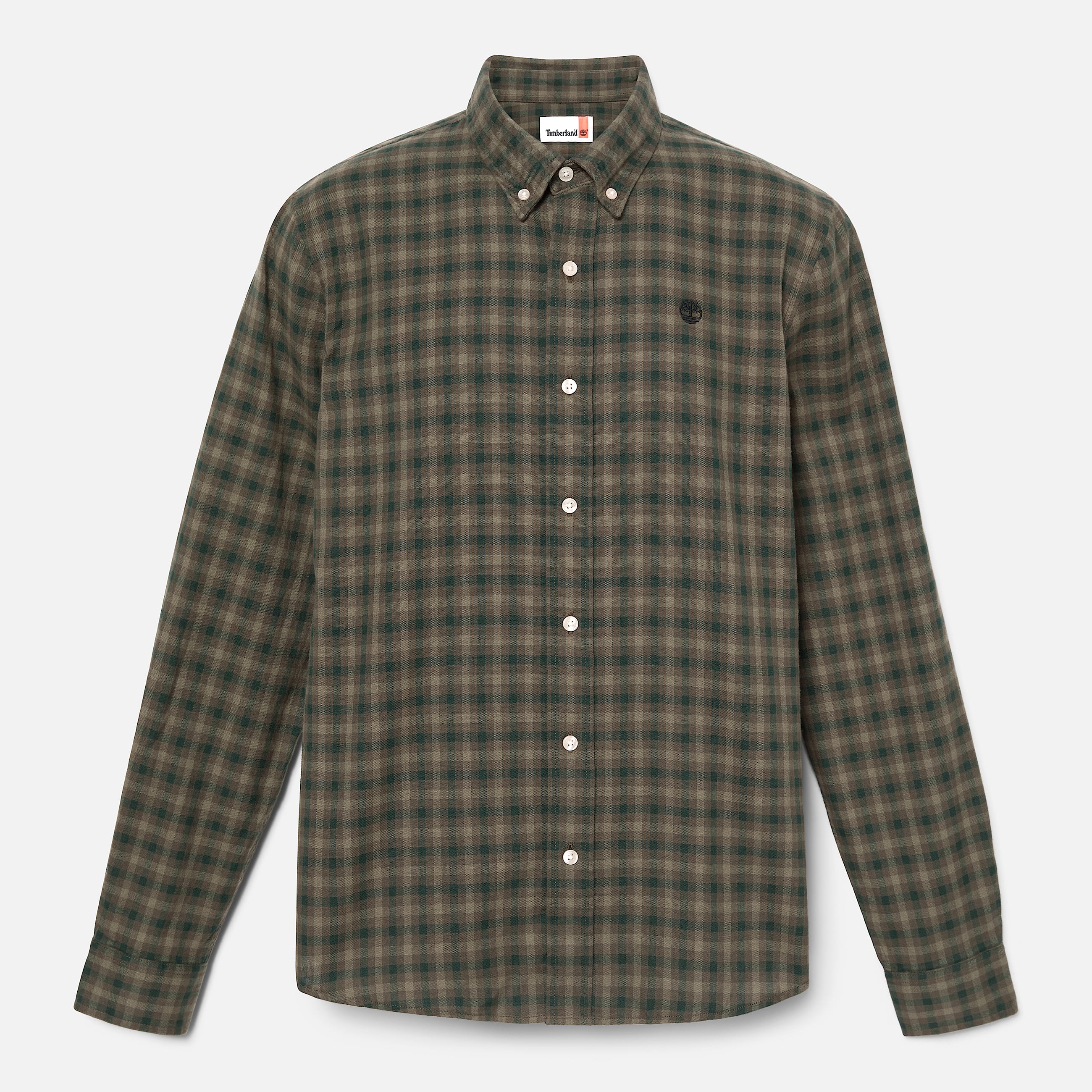 Solucell Air Gingham Shirt for Men in Dark Green TBL Green ALT10