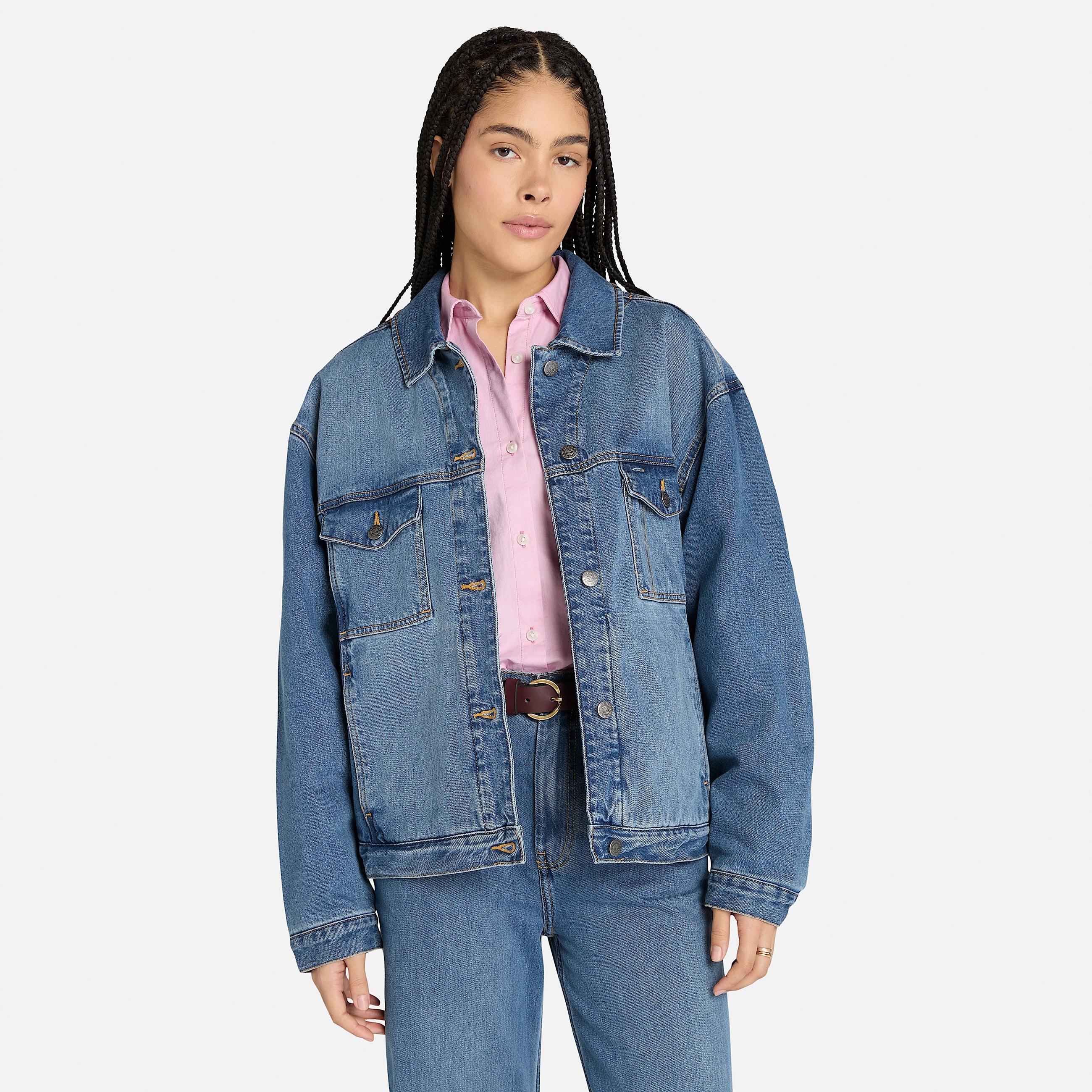 Veste isolante Denim Archive pour femme en bleu TBL bleu HERO