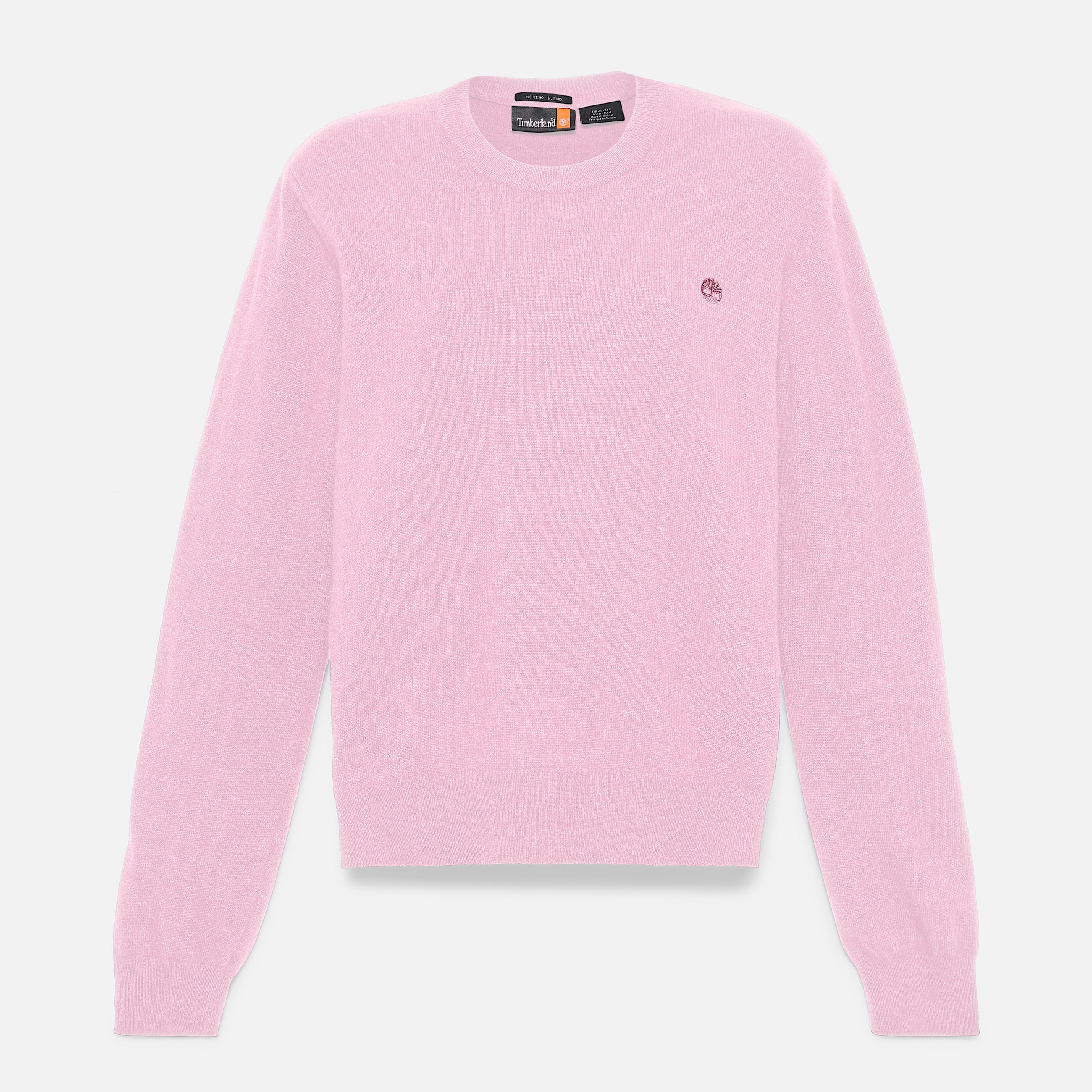 Merino Crewneck Jumper for Women in Pink TBL Pink ALT10