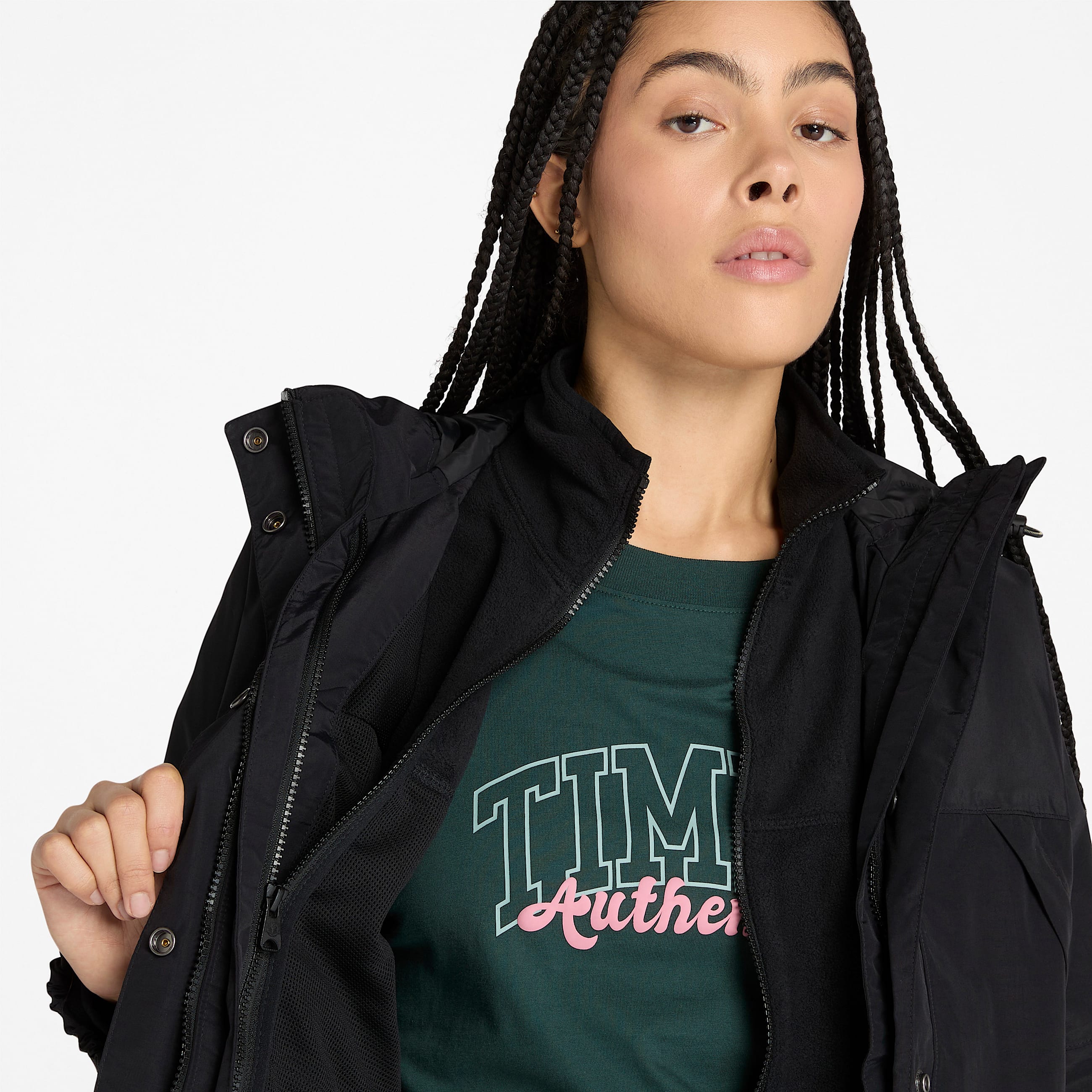 Veste impermable 3en1 Winnick pour femme en noir TBL noir ALT3