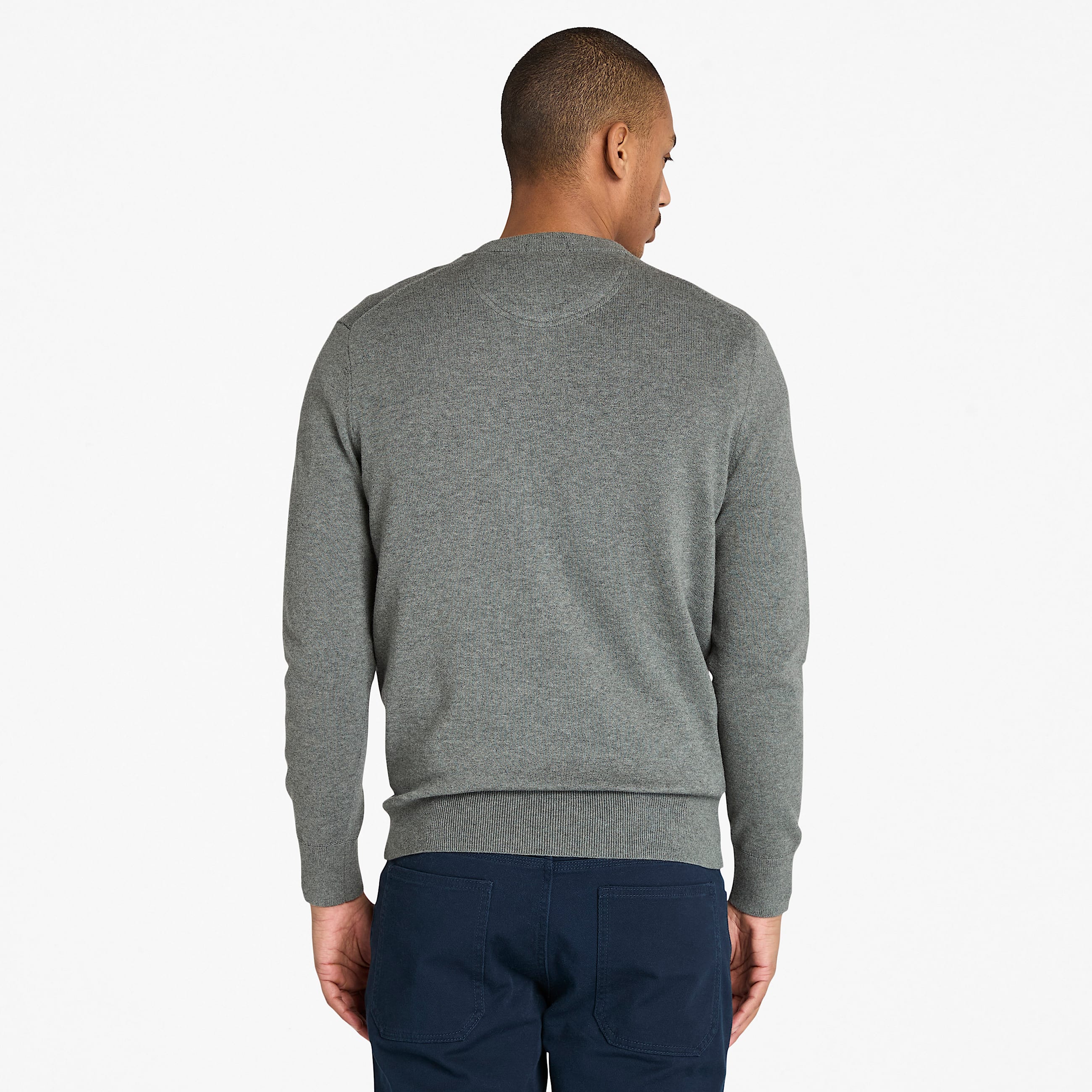 Williams River Cotton Jumper for Men in Grey TBL Grey ALT9