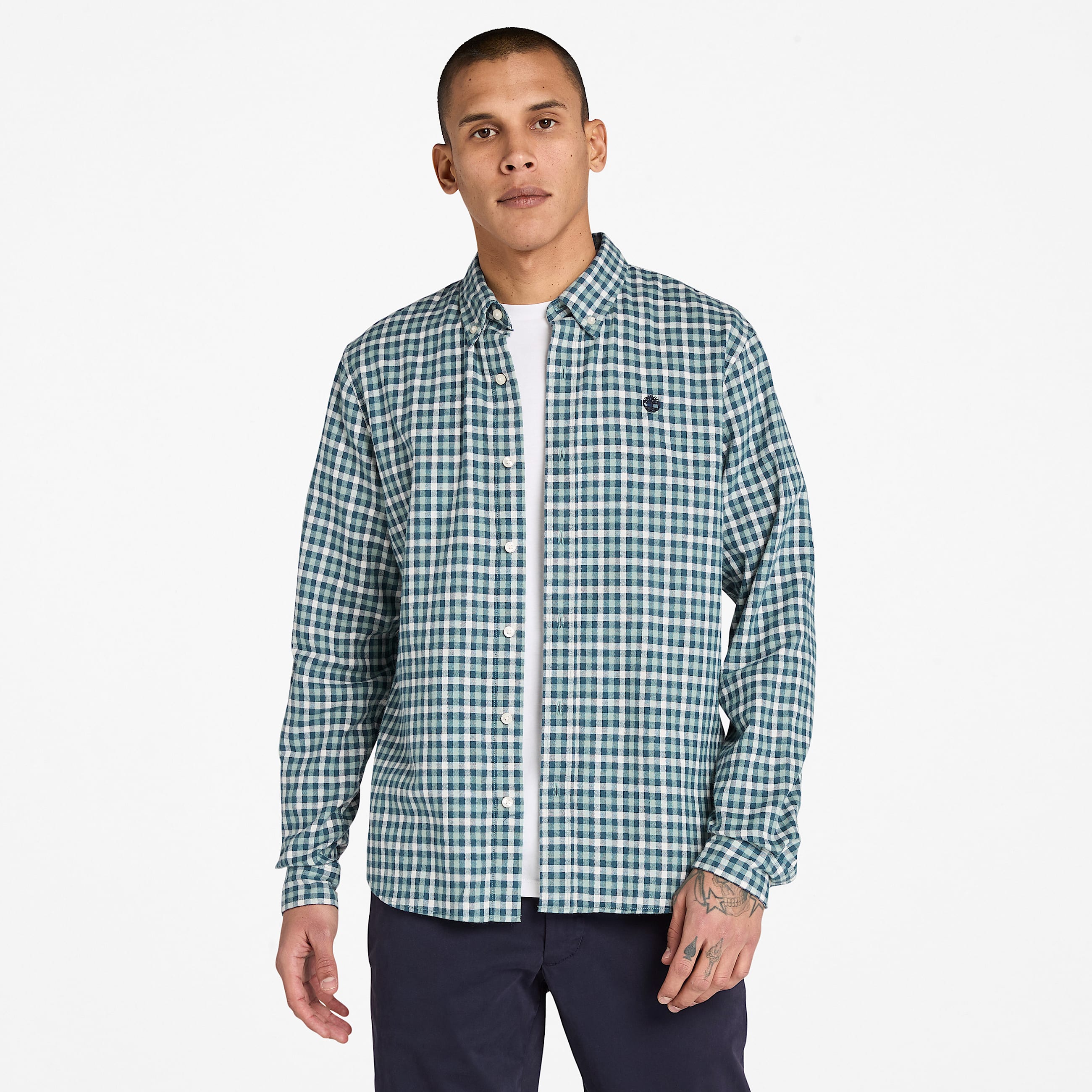 Chemise vichy en Solucell Air pour homme en gris TBL gris HERO