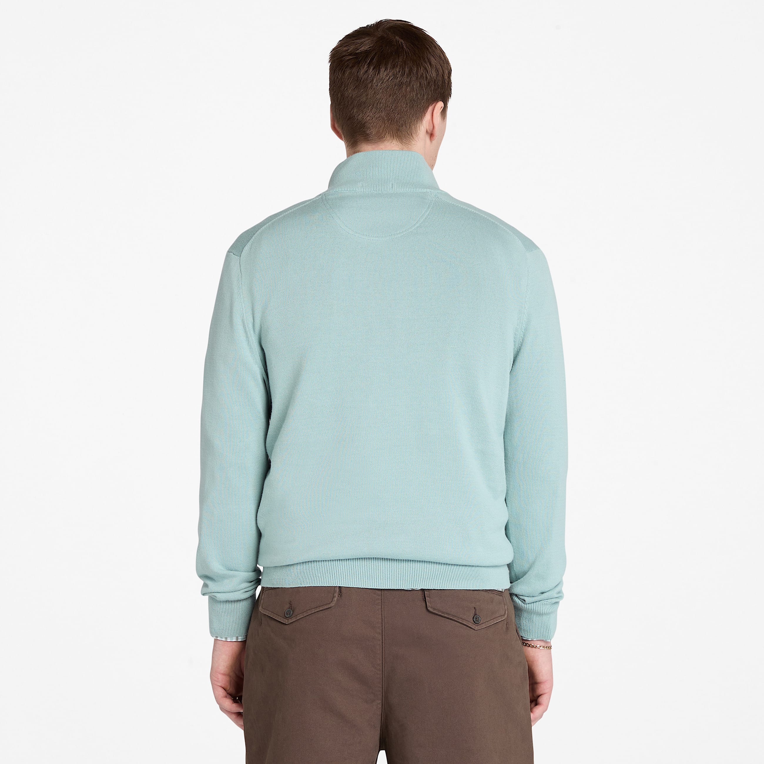 Williams River QuarterZip Jumper for Men in Grey TBL Grey ALT9