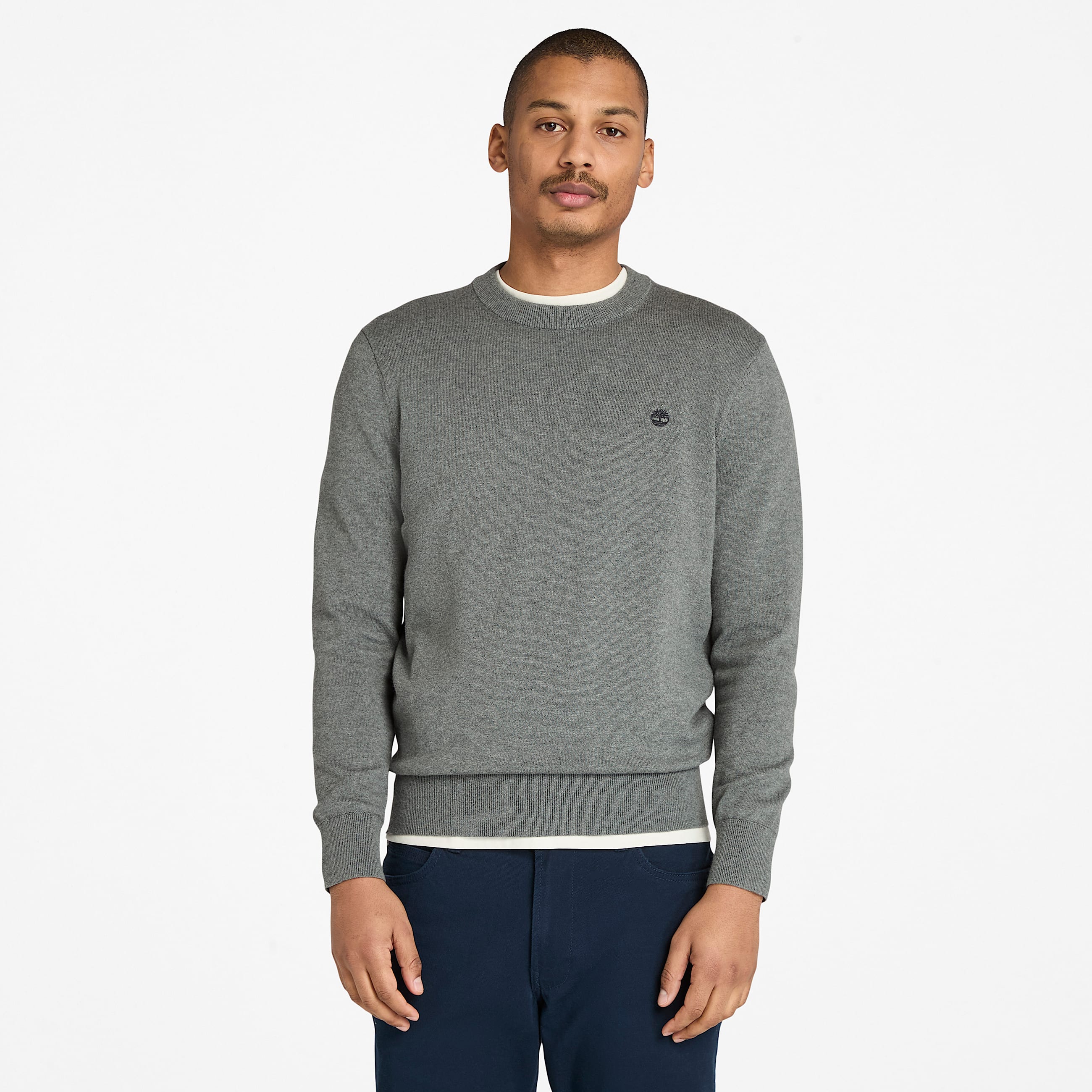 Pull en coton Williams River pour homme en Gris TBL gris HERO
