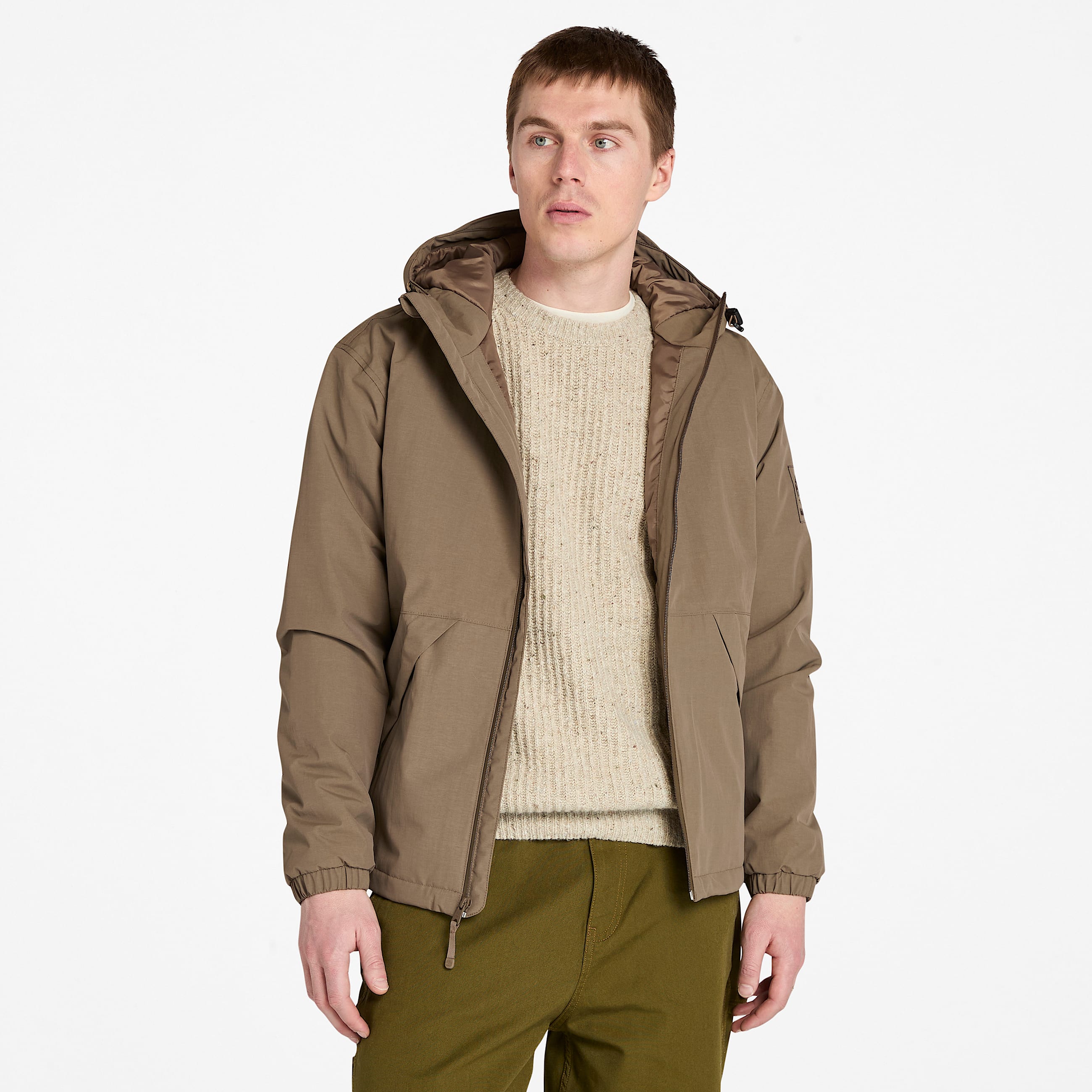 Winnick Waterproof Insulated Jacket for Men in Brown TBL Brown HERO