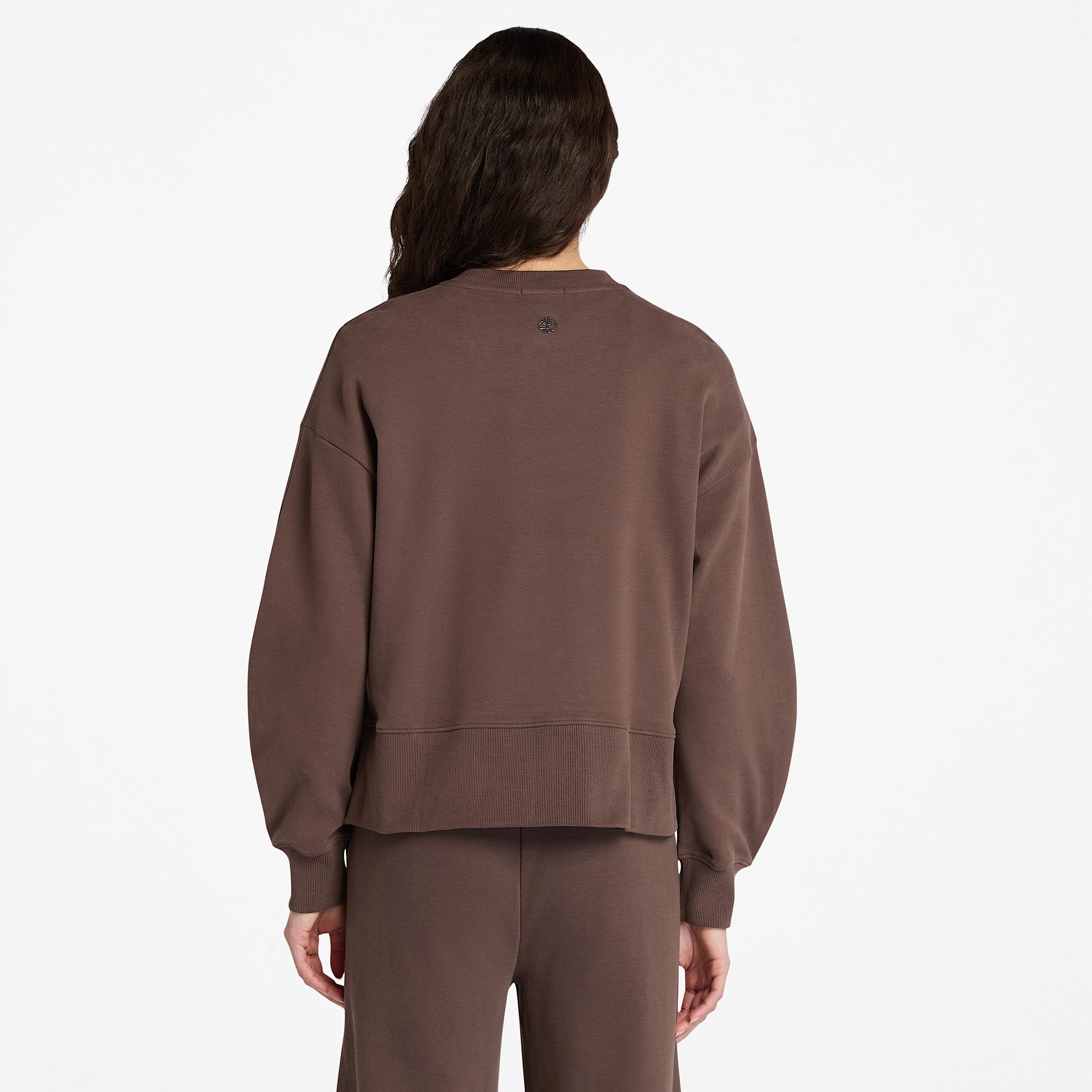 Lush Comfort Crewneck Sweatshirt for Women in Brown TBL Brown ALT9