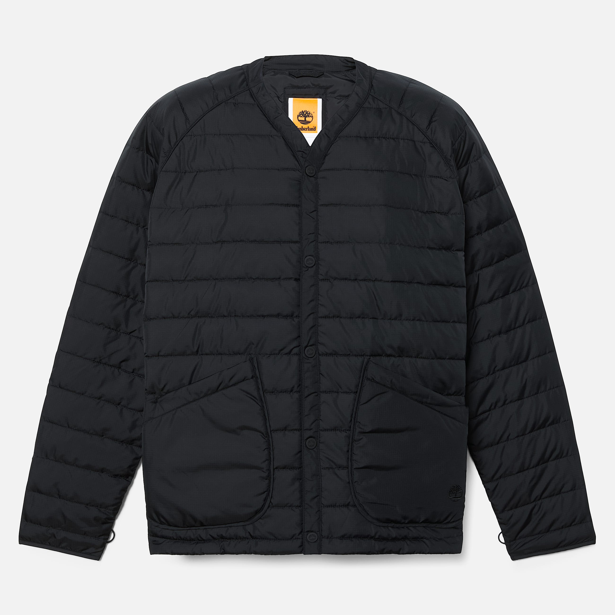 Quilted Lightweight Insulated Jacket for Men in Black TBL Black ALT10