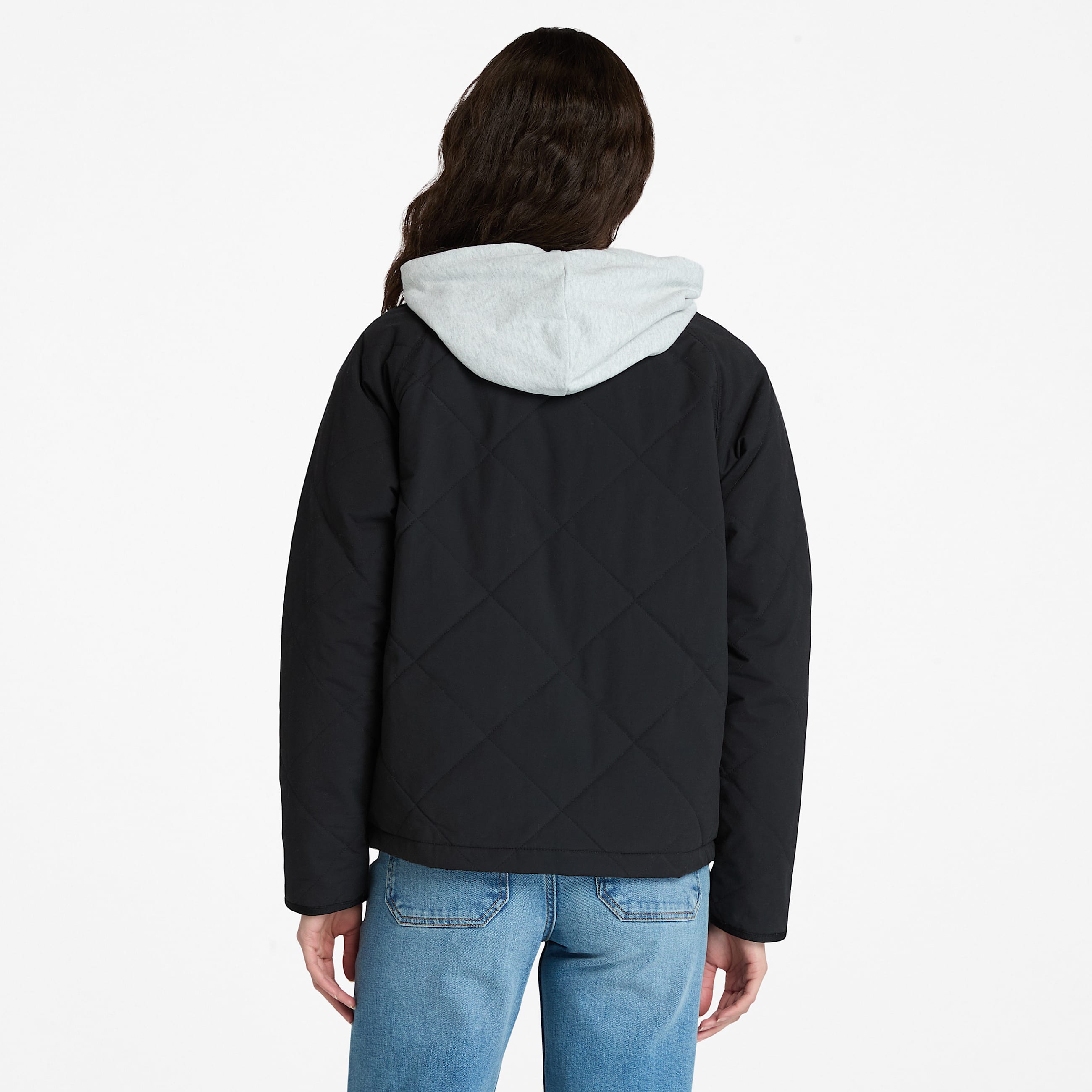 Veste matelasse dperlante durable pour femme en noir TBL noir ALT9