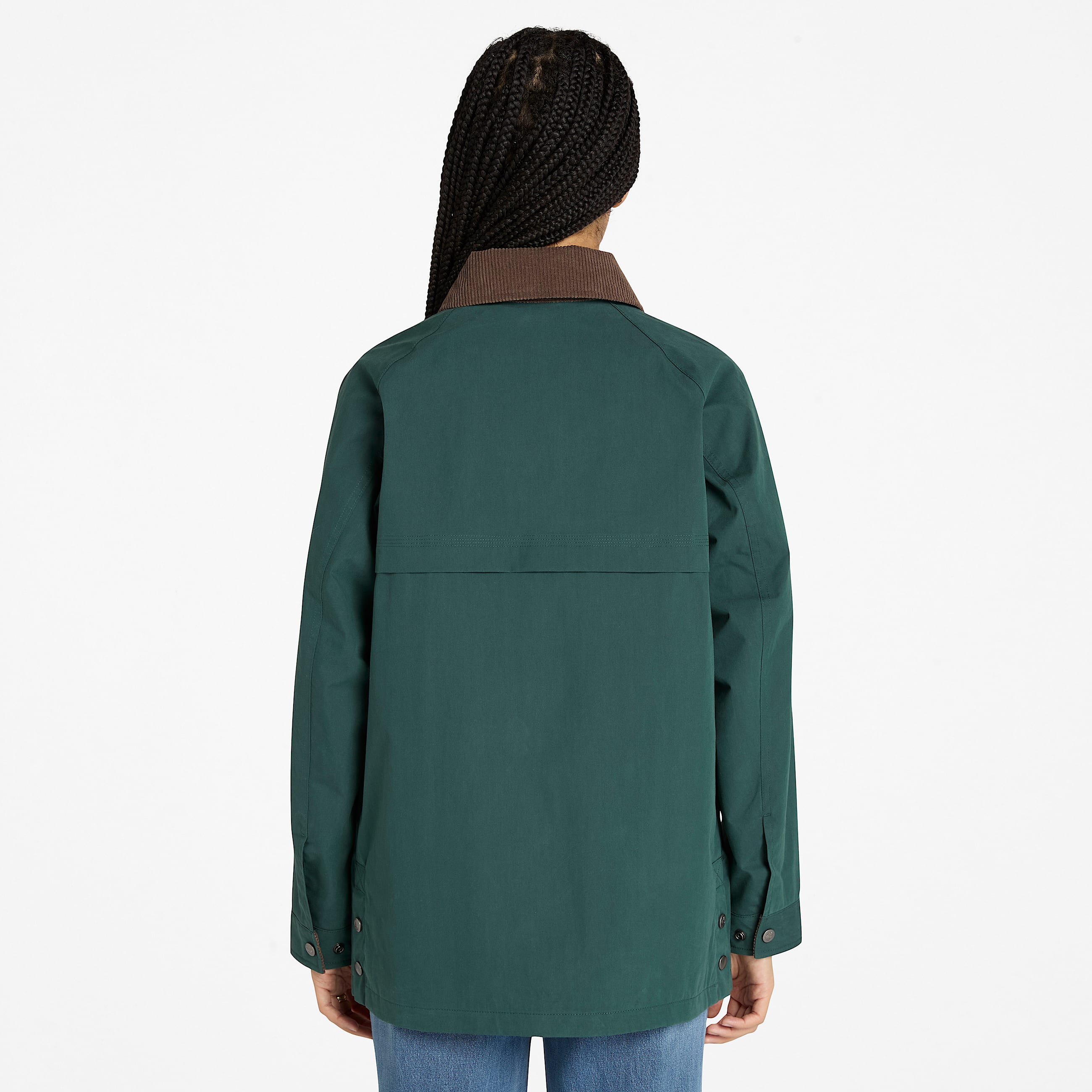 Wenham Waterproof Barn Coat for Women in Dark Green TBL Green ALT9