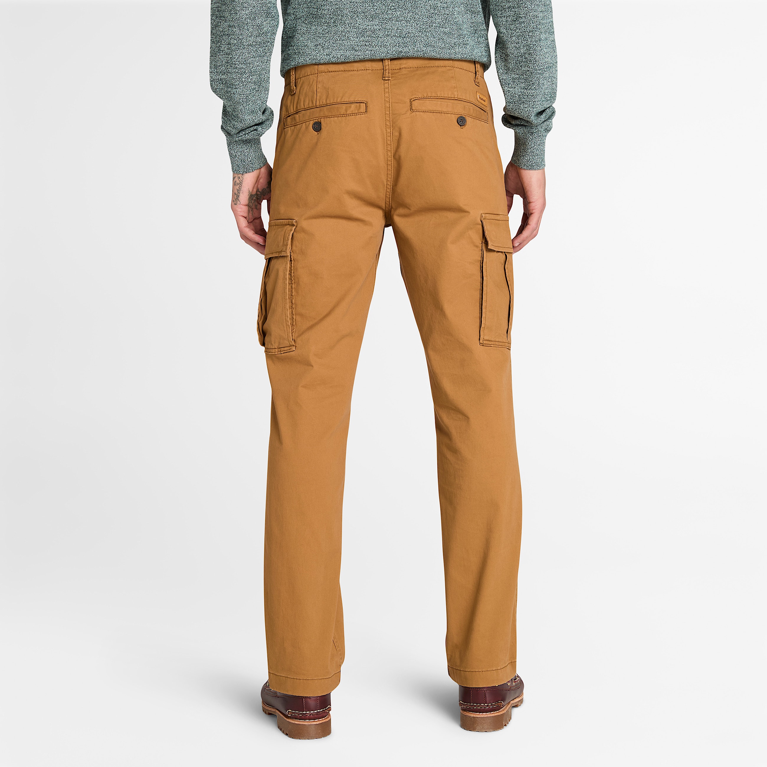 Timberland Brookline Twill Cargo Trouser for Men in Dark Yellow TBL Yellow ALT9