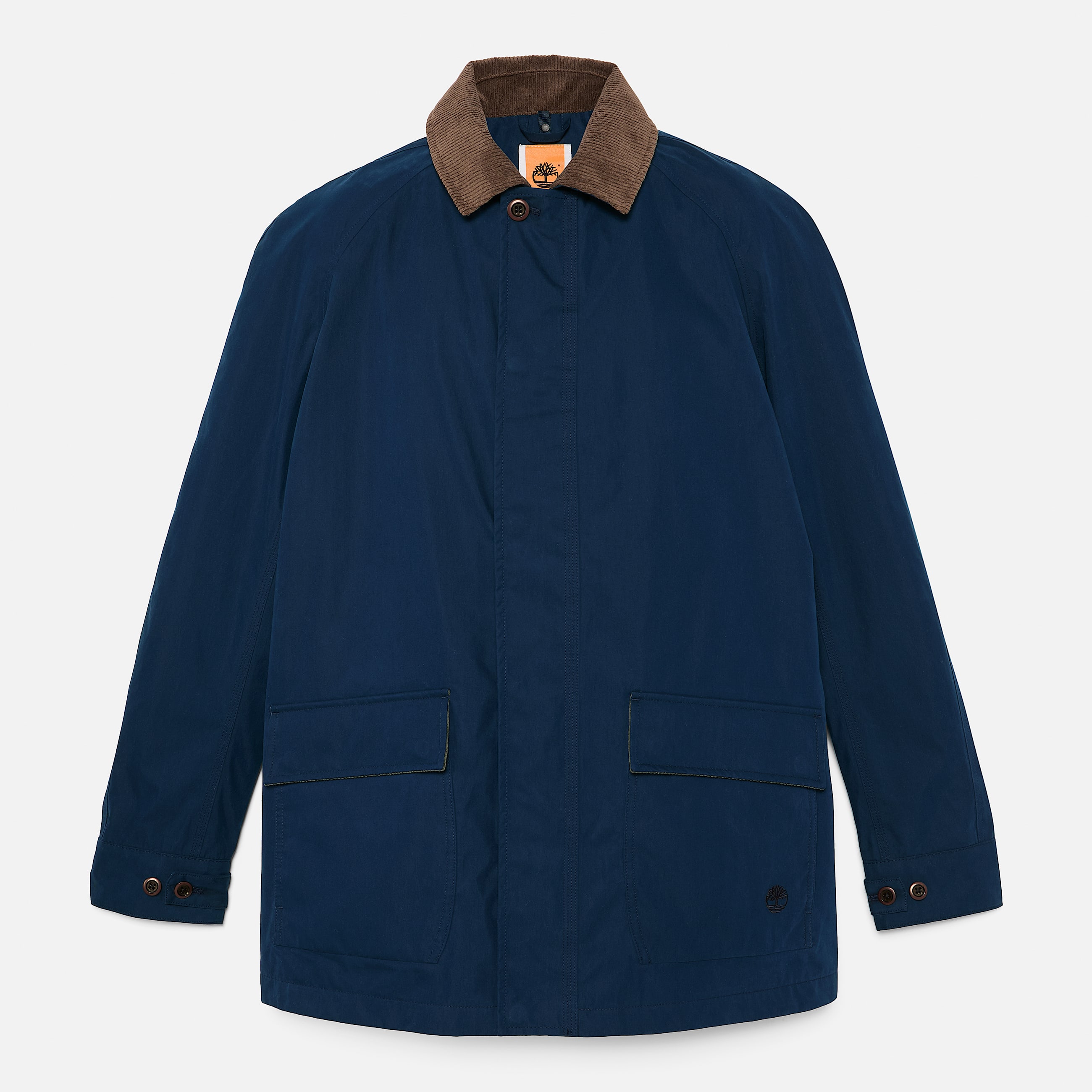 Wenham Waterdichte Barn Coat voor heren in donkerblauw TBL blauw HERO