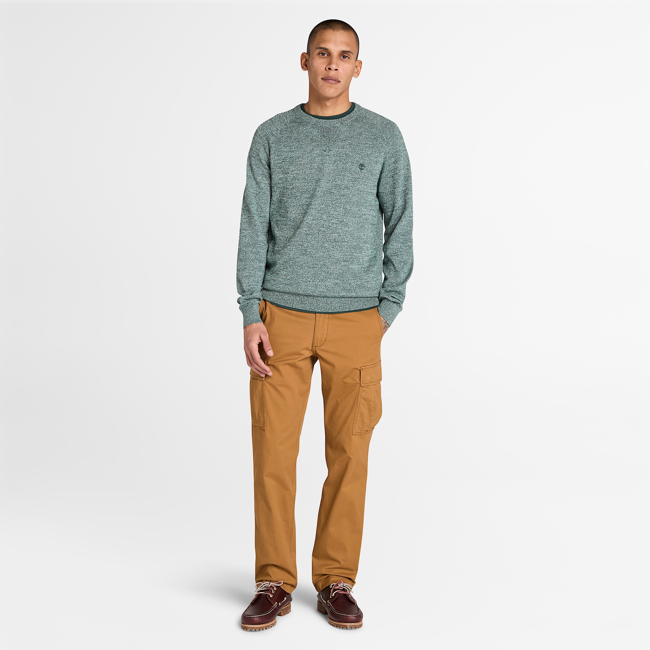 Pantalon cargo en serg Timberland Brookline pour homme en Jaune Fonc TBL jaune ALT1