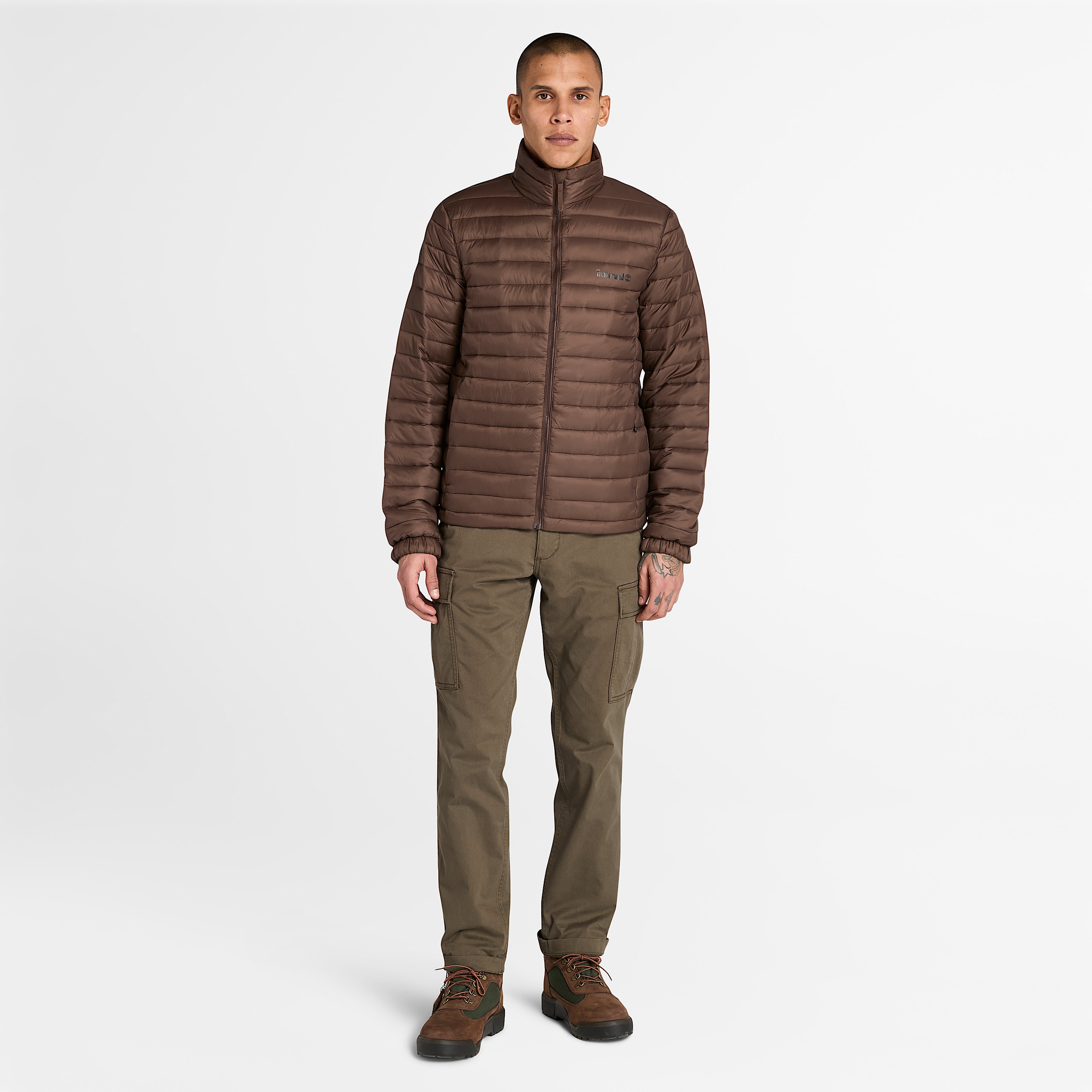 Timberland Brookline Twill Cargo Trouser for Men in Green TBL Green ALT1