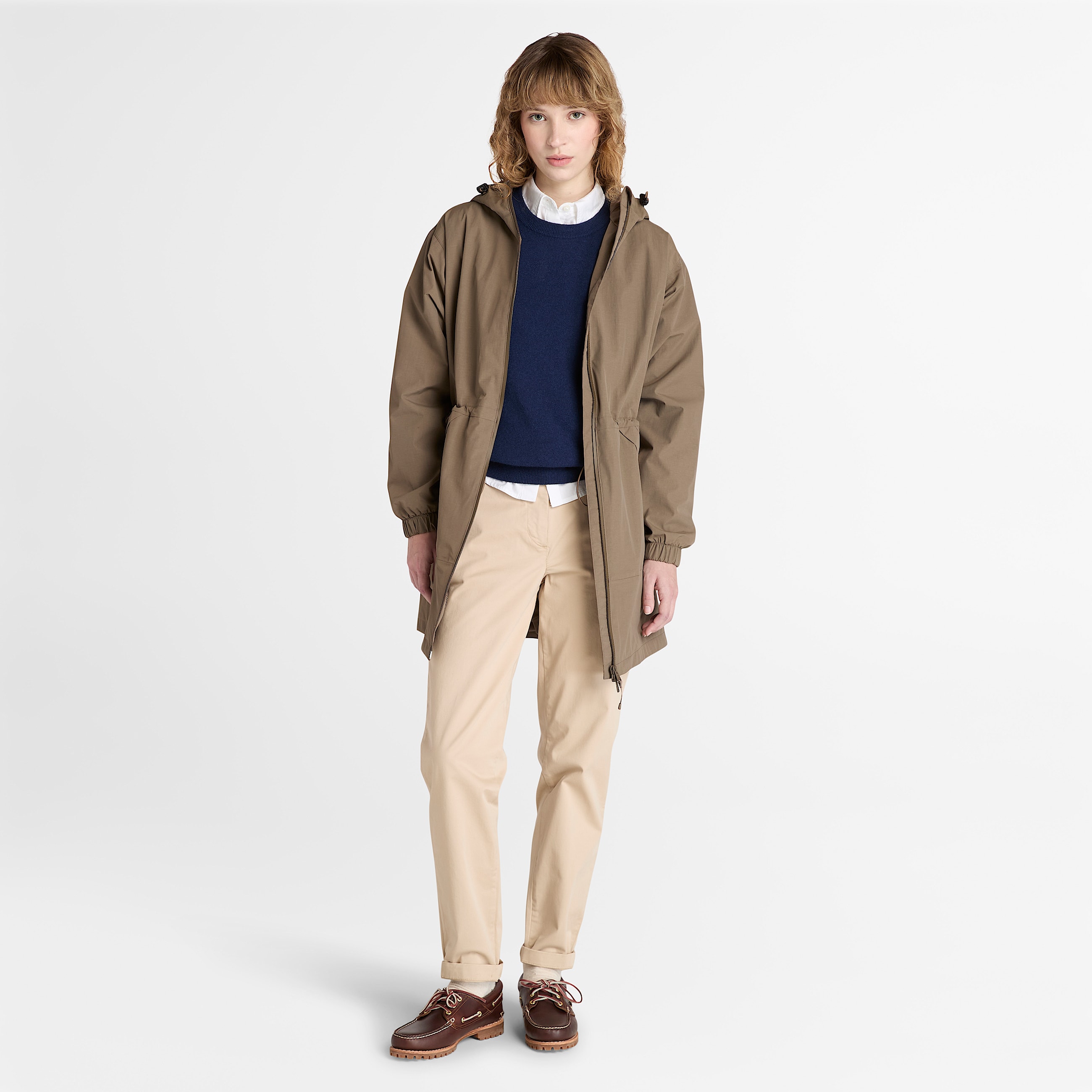 Merino Crewneck Jumper for Women in Dark Blue TBL Blue ALT1