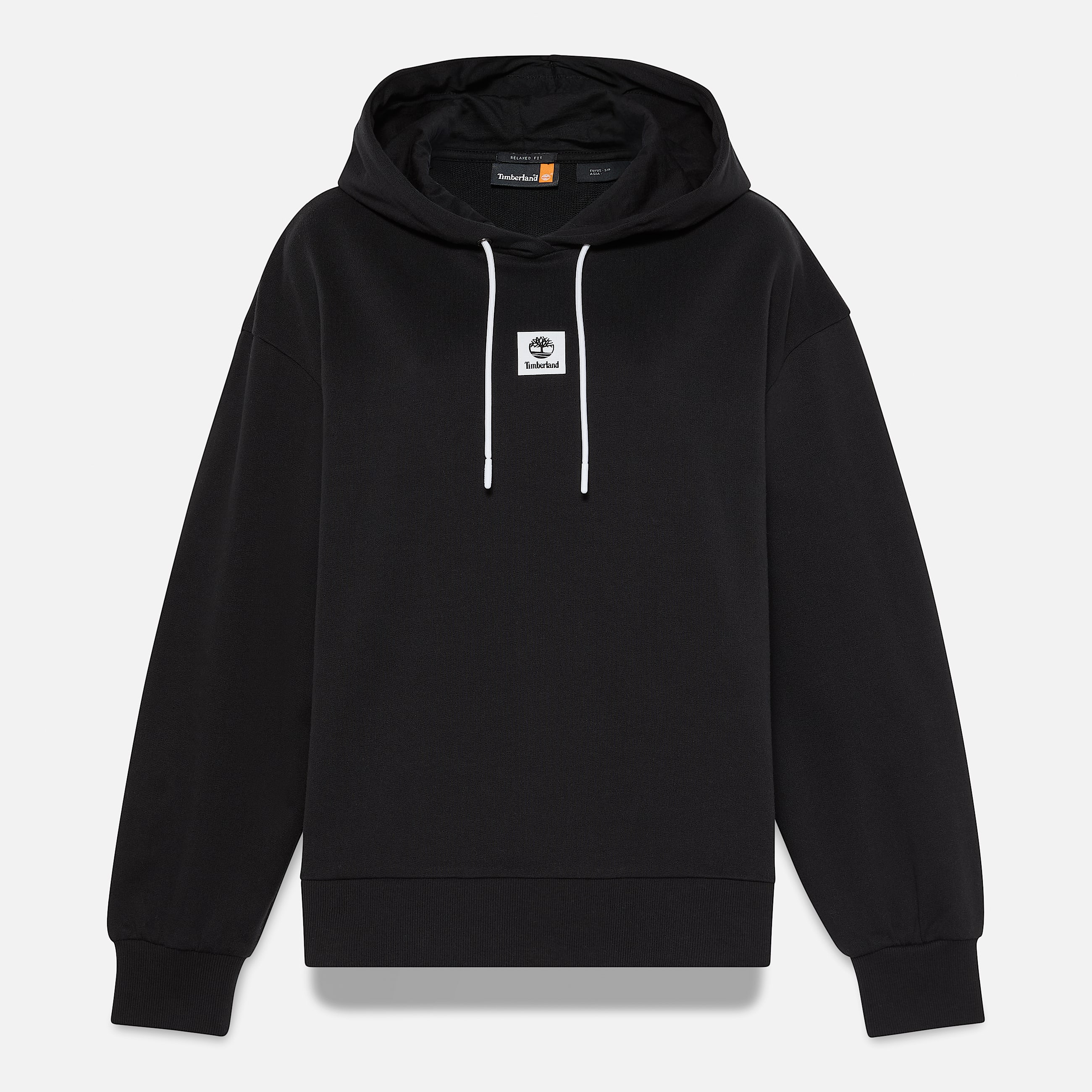 Sweat  capuche  envers boucl et logo Stack pour femme en noir TBL noir ALT10