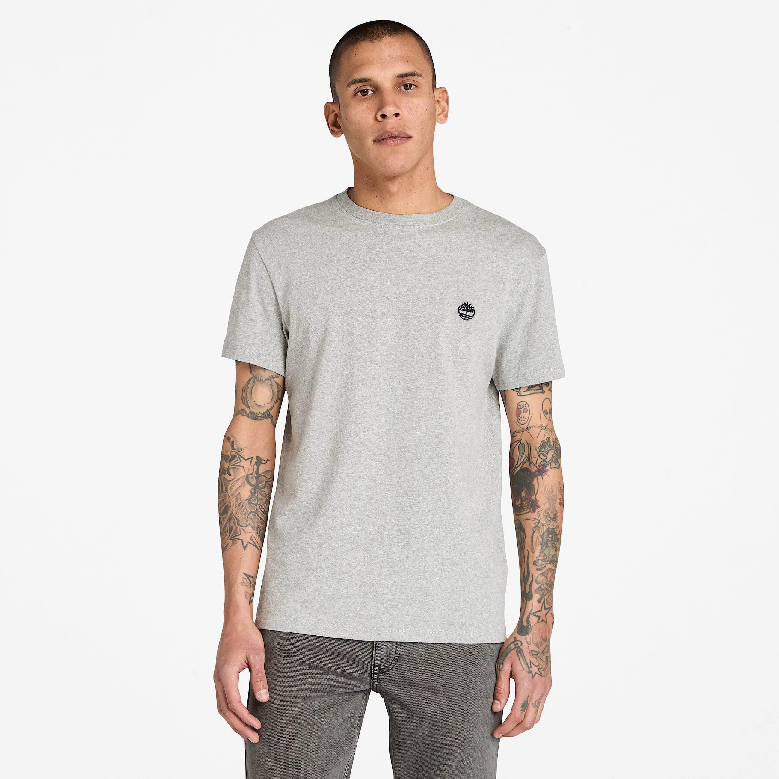 Dunstan River KurzarmTShirt fr Herren in Grau TBL Grau HERO