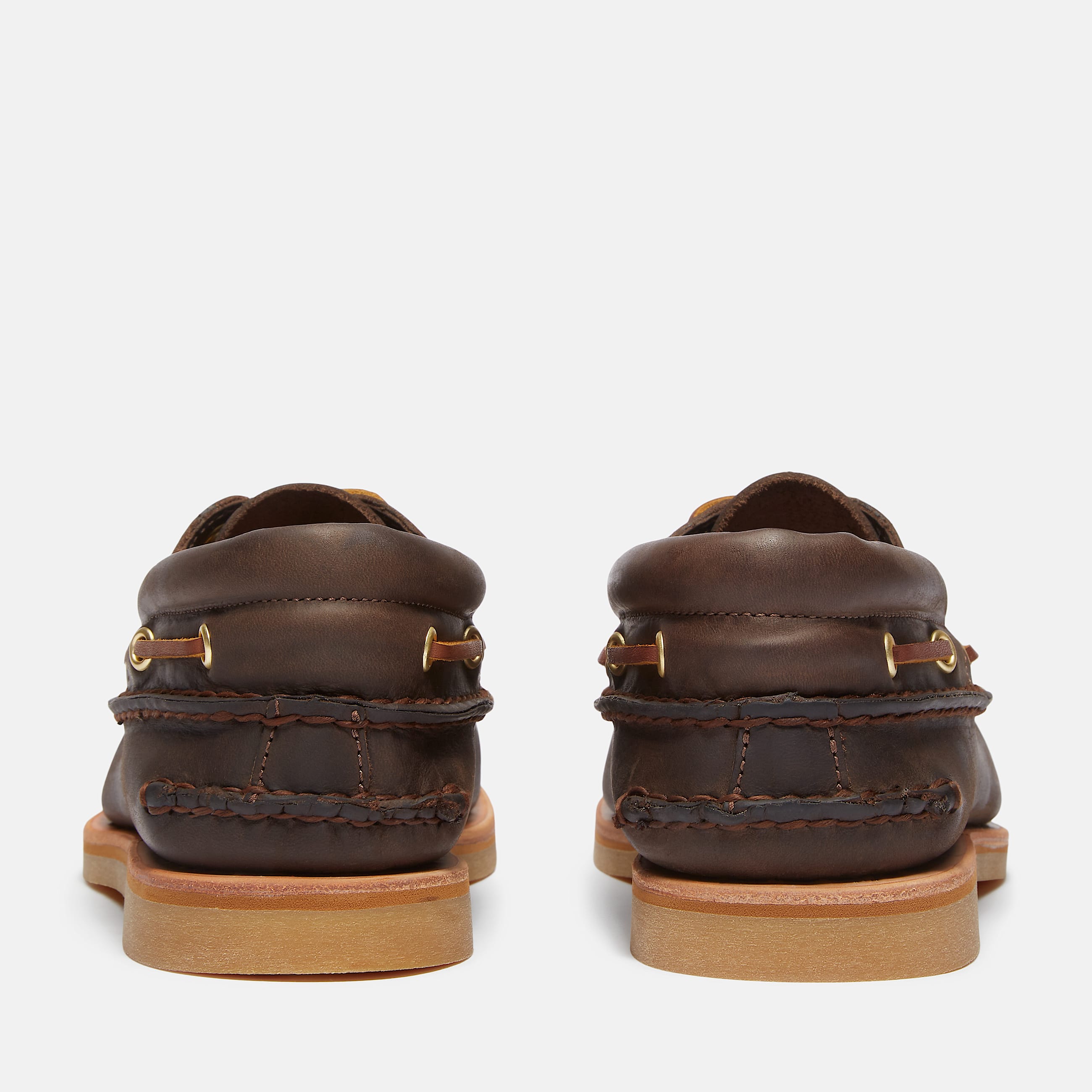 Handgefertigter Bootsschuh fr Herren in Dunkelbraun TBL Braun ALT5