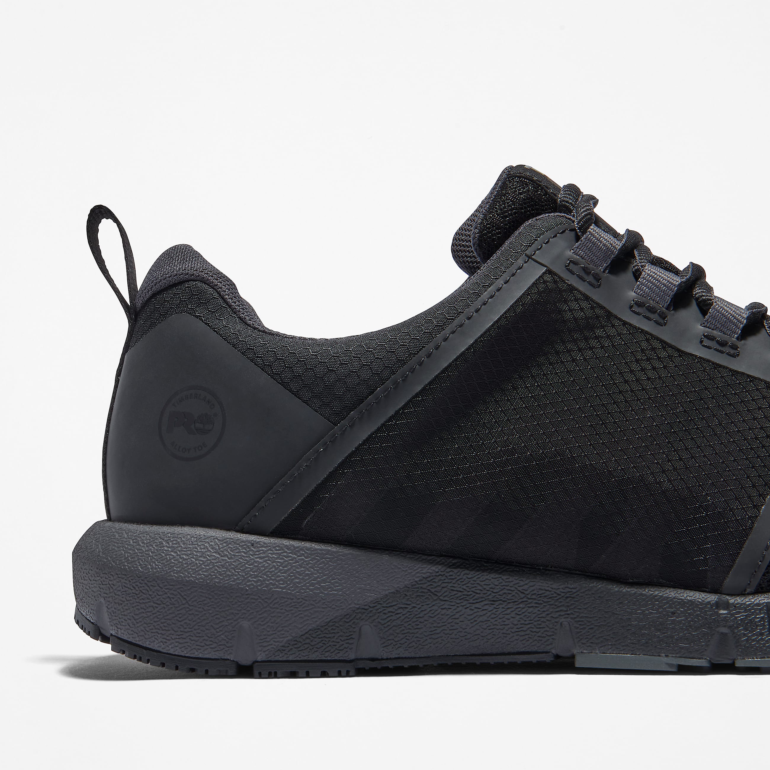 Radius Alloy Toe Work Trainer for Men in Black TBL Black ALT7