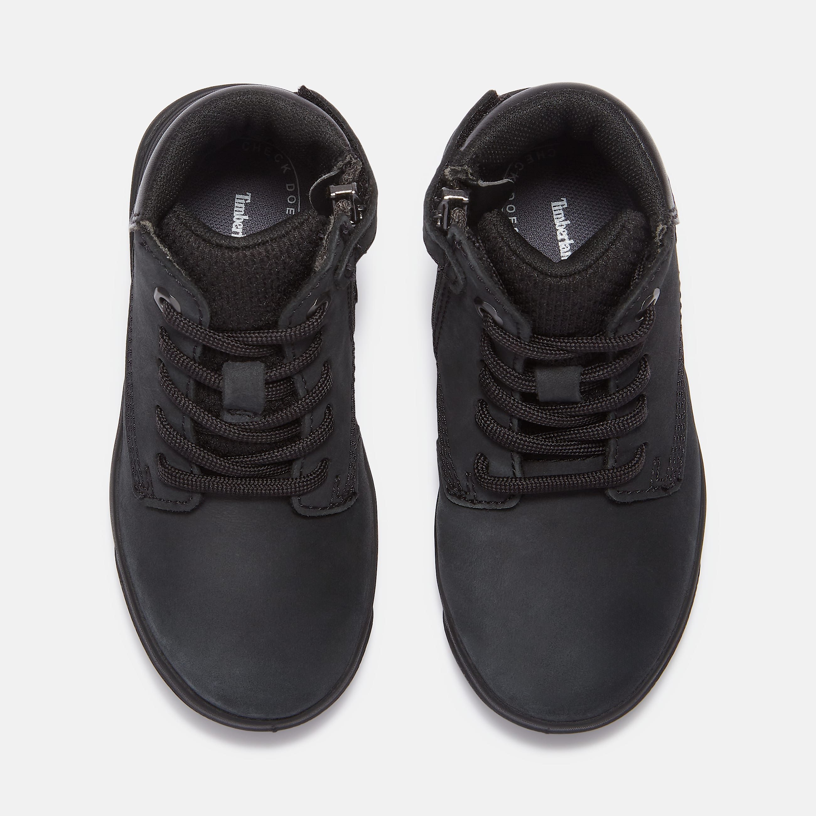 Seneca Bay Zip  Laceup Trainer for Toddler in Black TBL Black ALT2