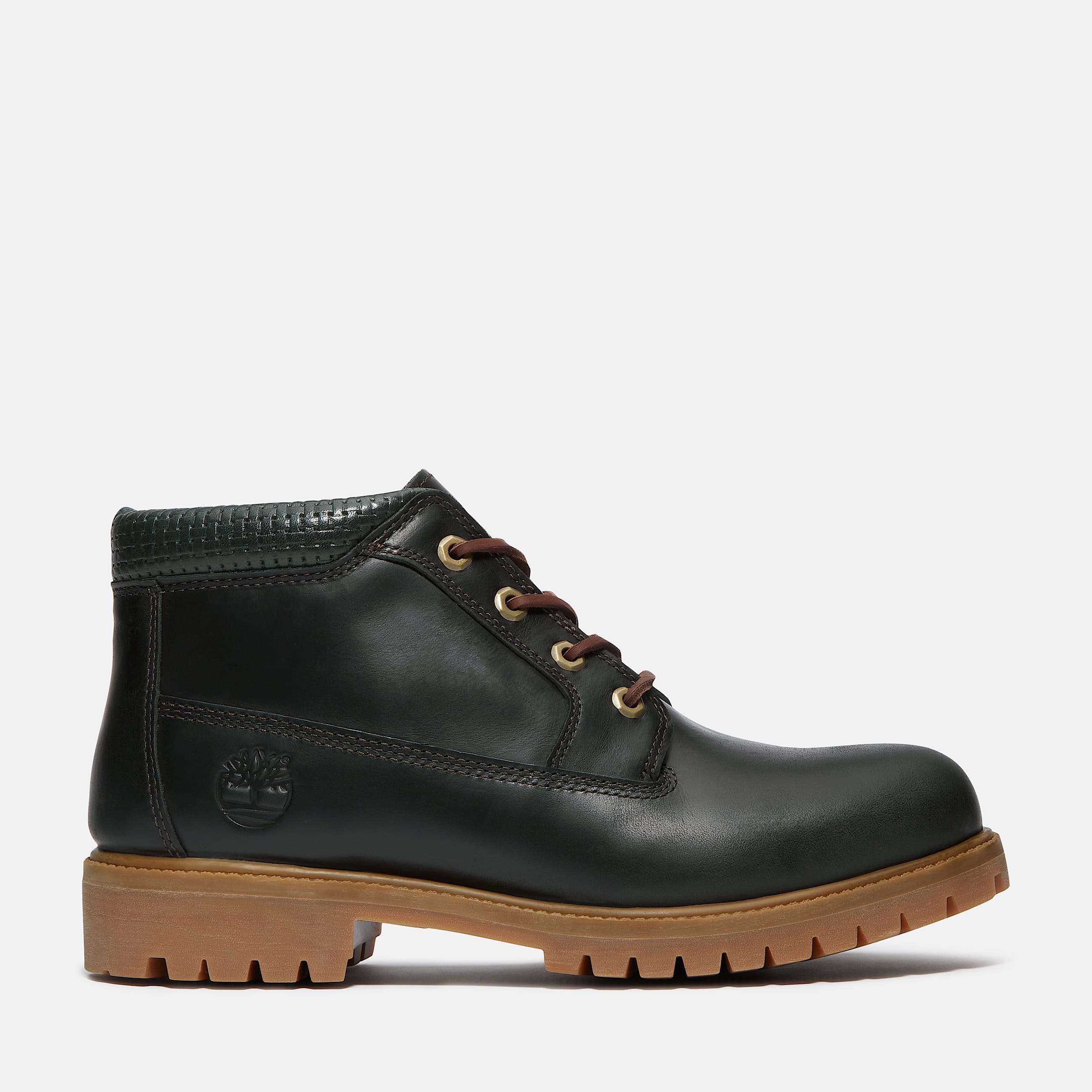 Timberland Premium Waterproof Chukka Boot for Men in Dark Green TBL Green HERO