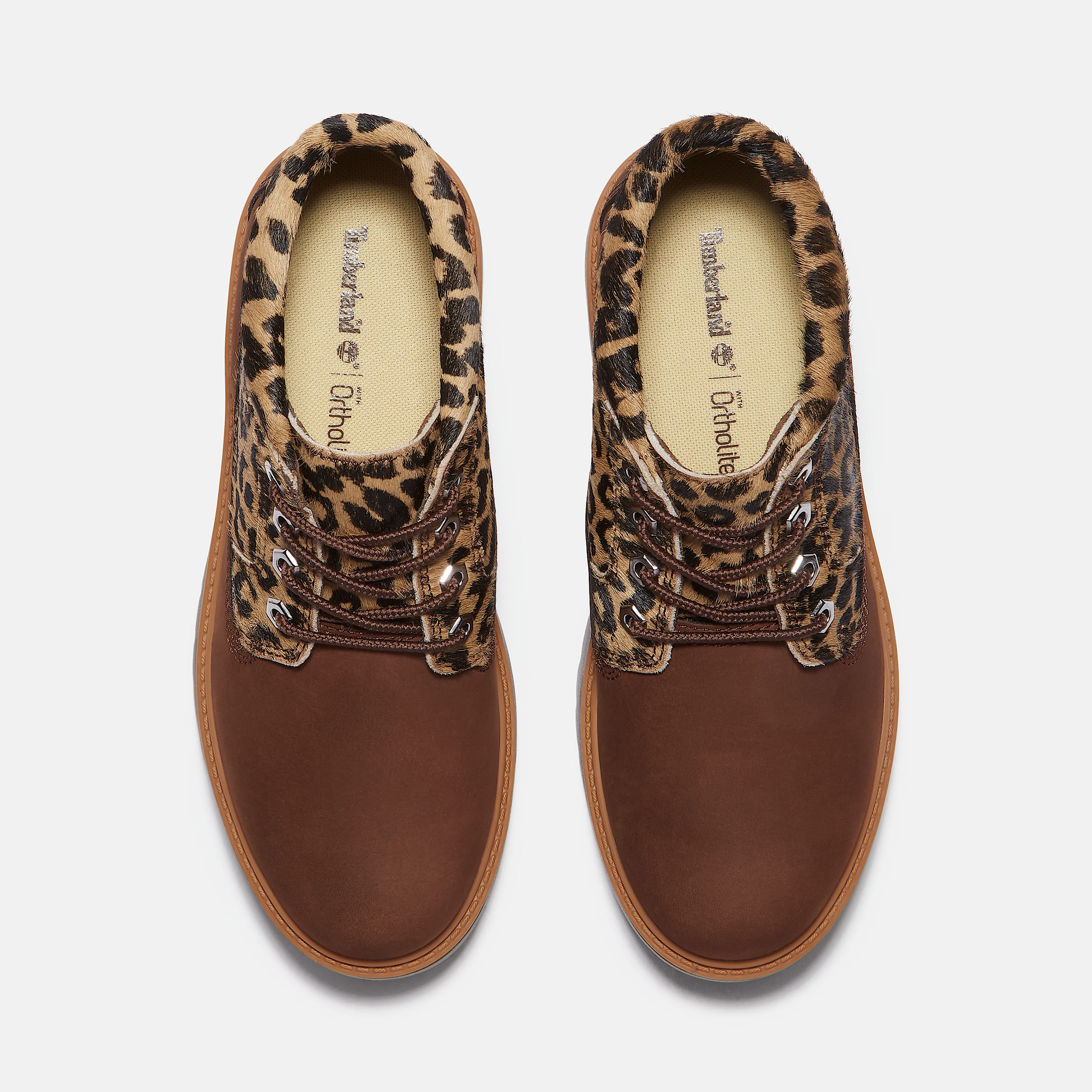 Leopard Platform Stone Street Chukka Boot for Women in Brown TBL Brown ALT2