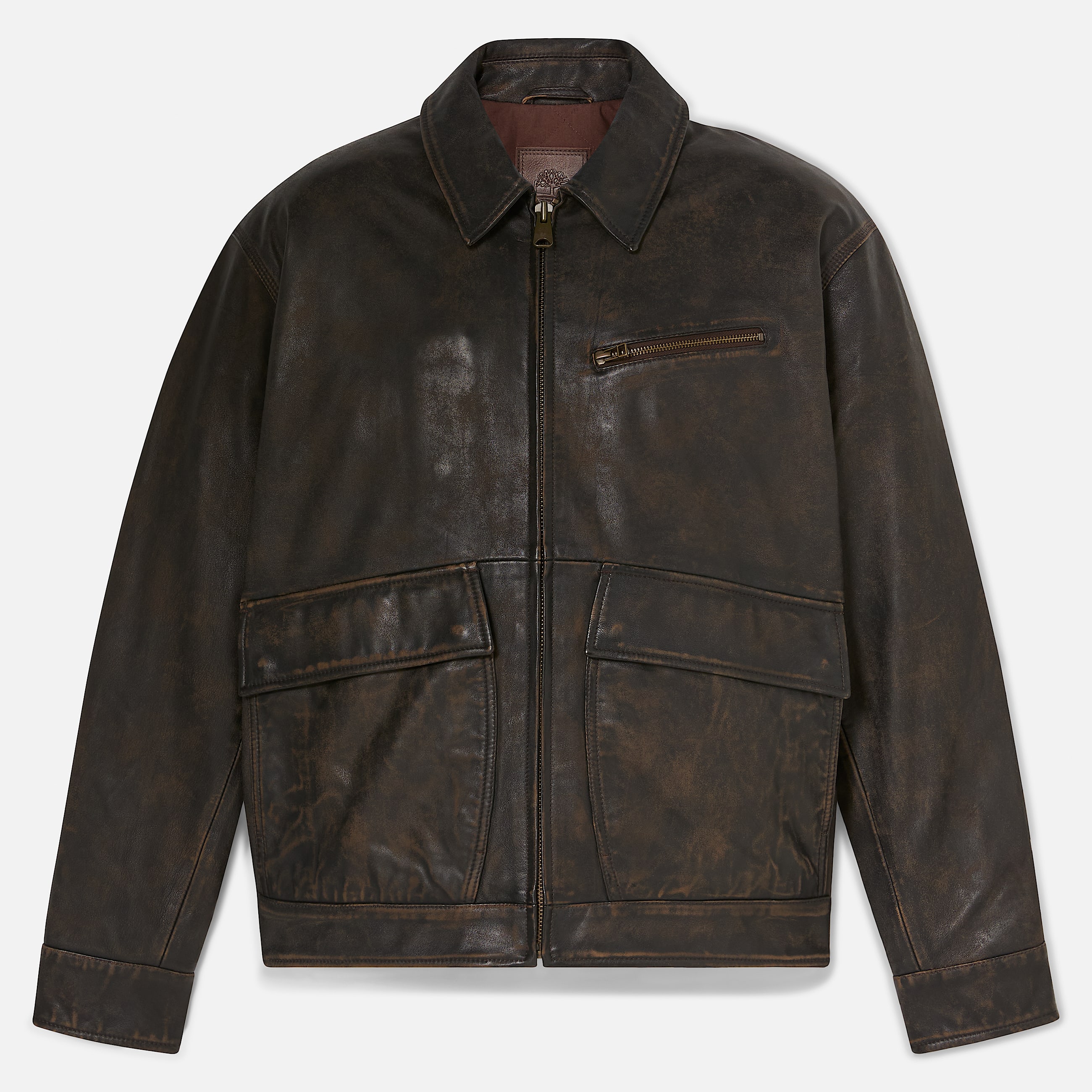 Strafford Leather Jacket for Men in Grey TBL Grey HERO