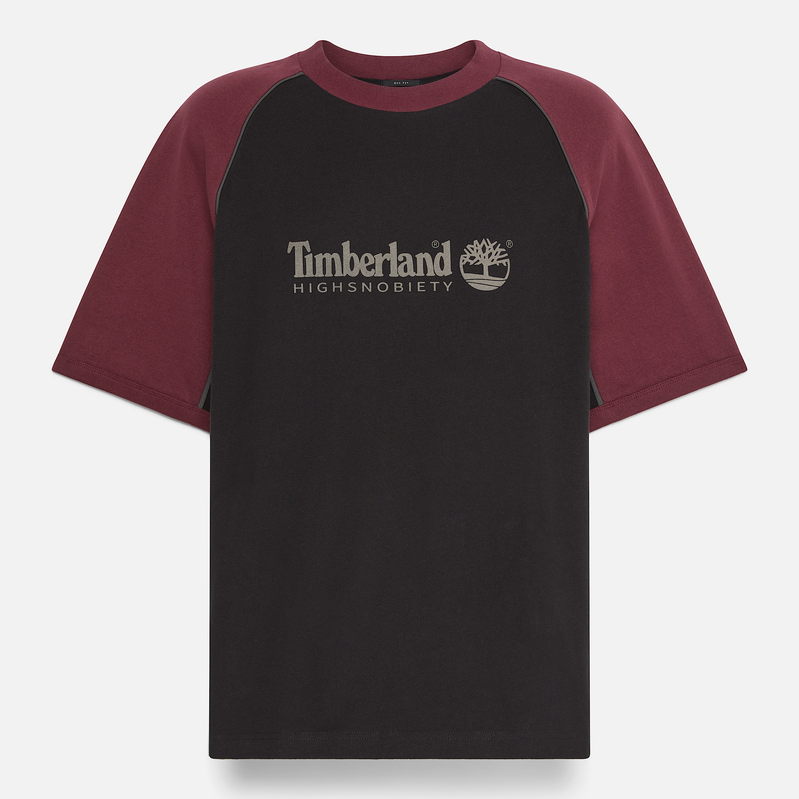 Timberland und HIGHSNOBIETY RaglanTShirt mit Farbblockdesign in Schwarz TBL Schwarz HERO