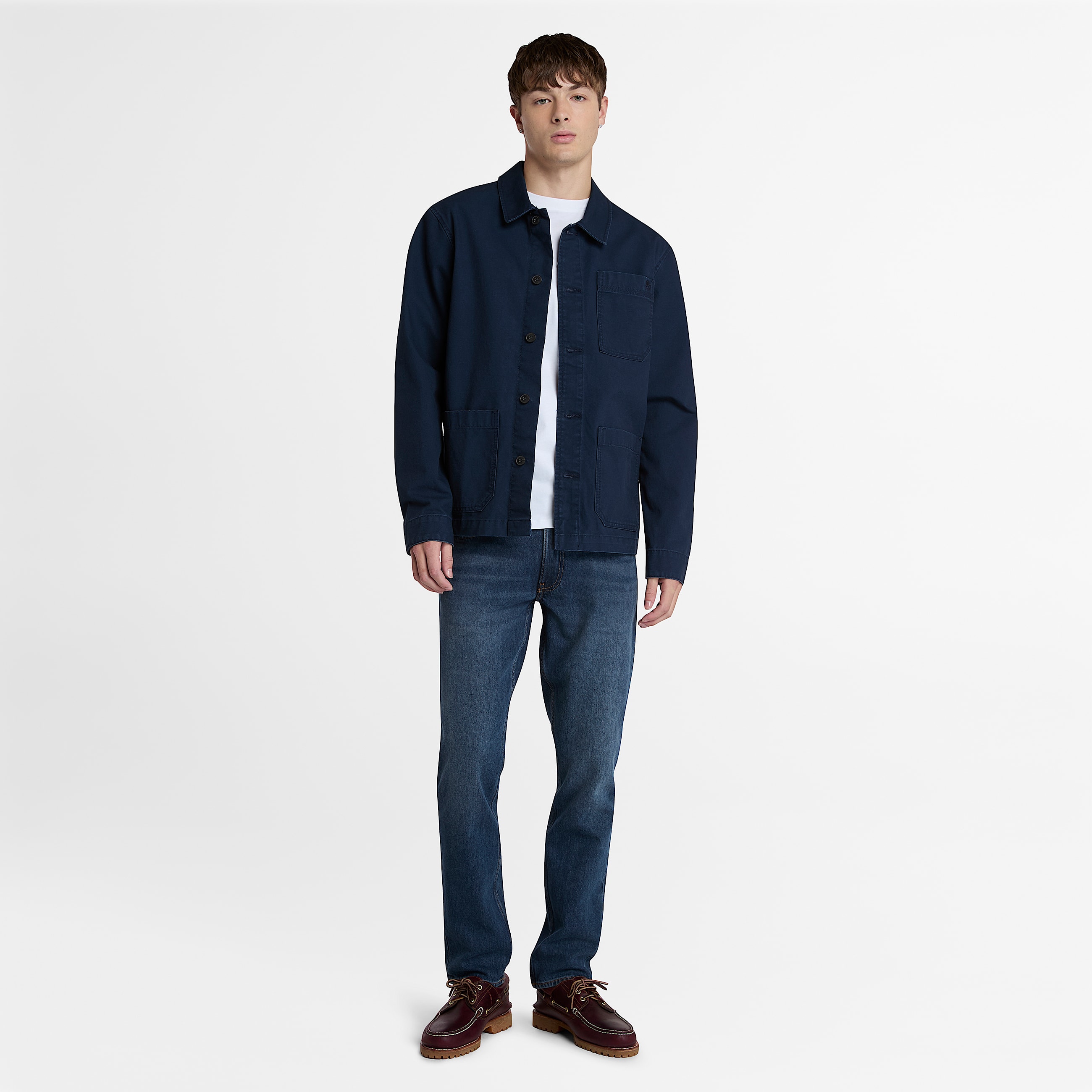 Tshirt  manches courtes Dunstan River pour homme en blanc TBL blanc ALT1