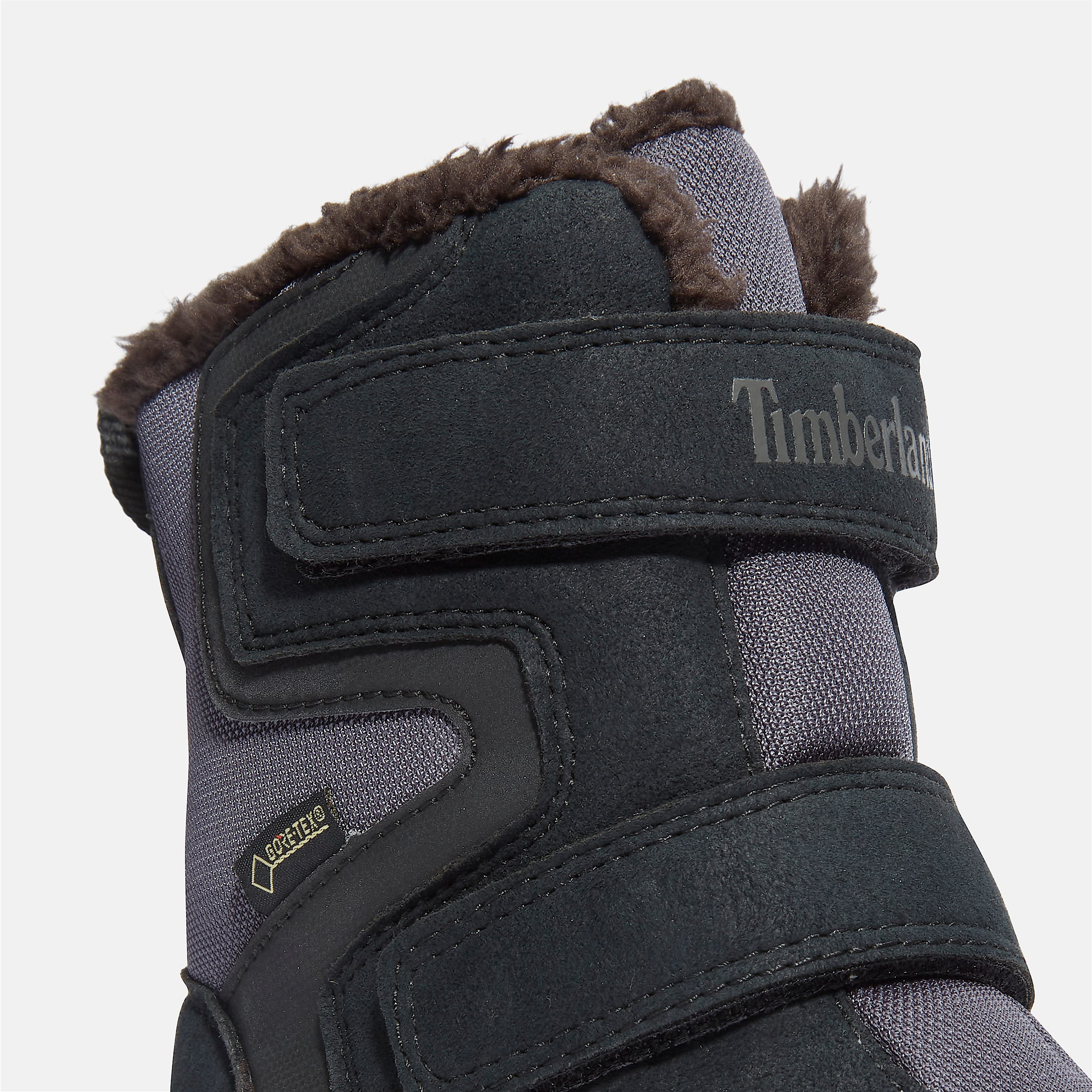 Chillberg Mid HookandLoop GORETEX Snow Boot for Youth in Black TBL Black ALT7