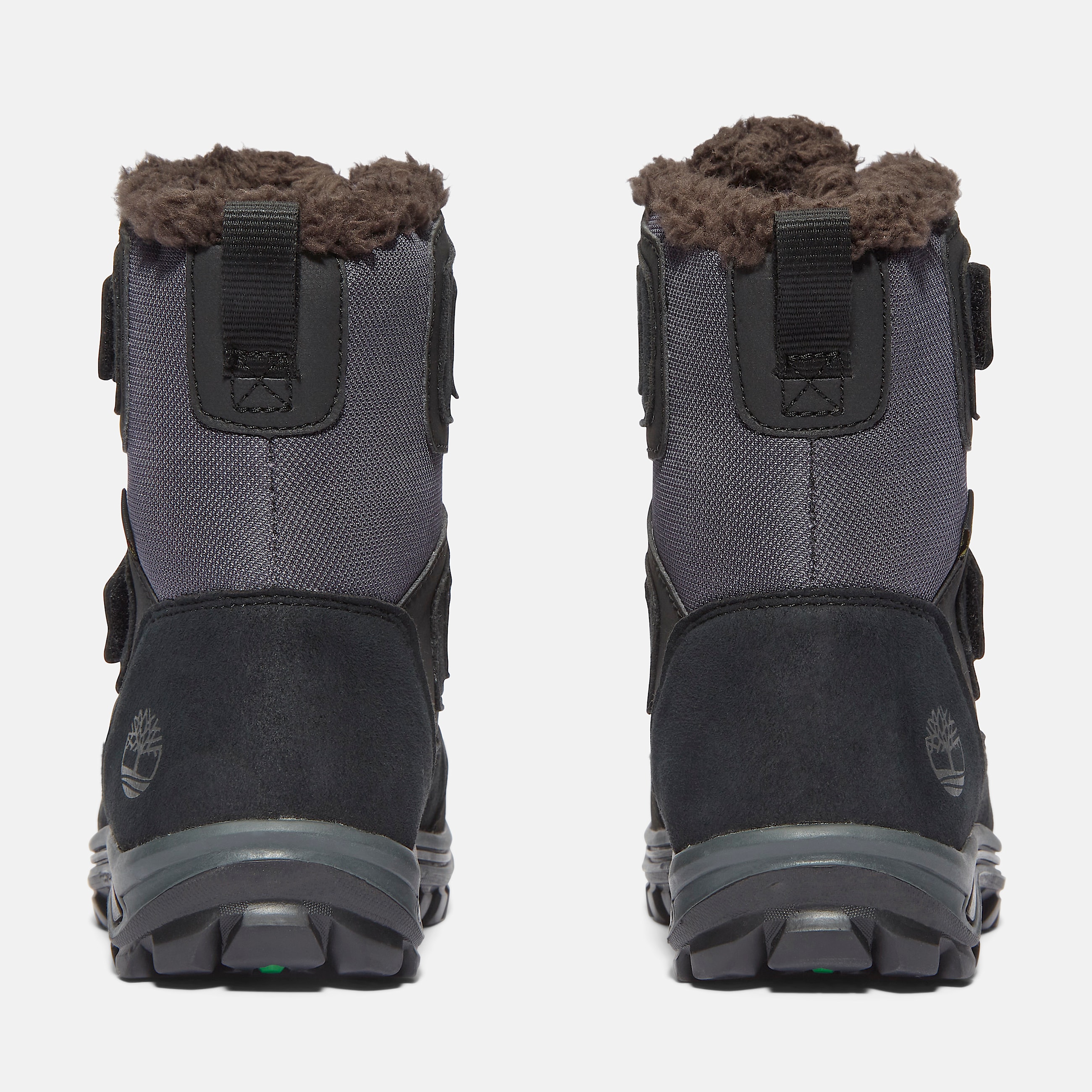 Chillberg Mid HookandLoop GORETEX Snow Boot for Youth in Black TBL Black ALT5