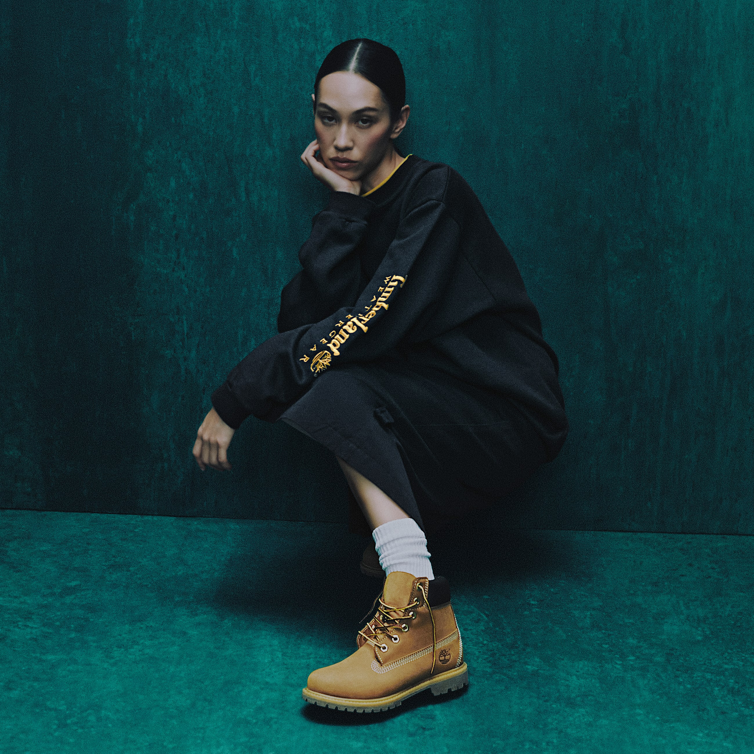 Wasserdichter Timberland Premium 6Inch Boot fr Damen in Gelb TBL Gelb MKTG2