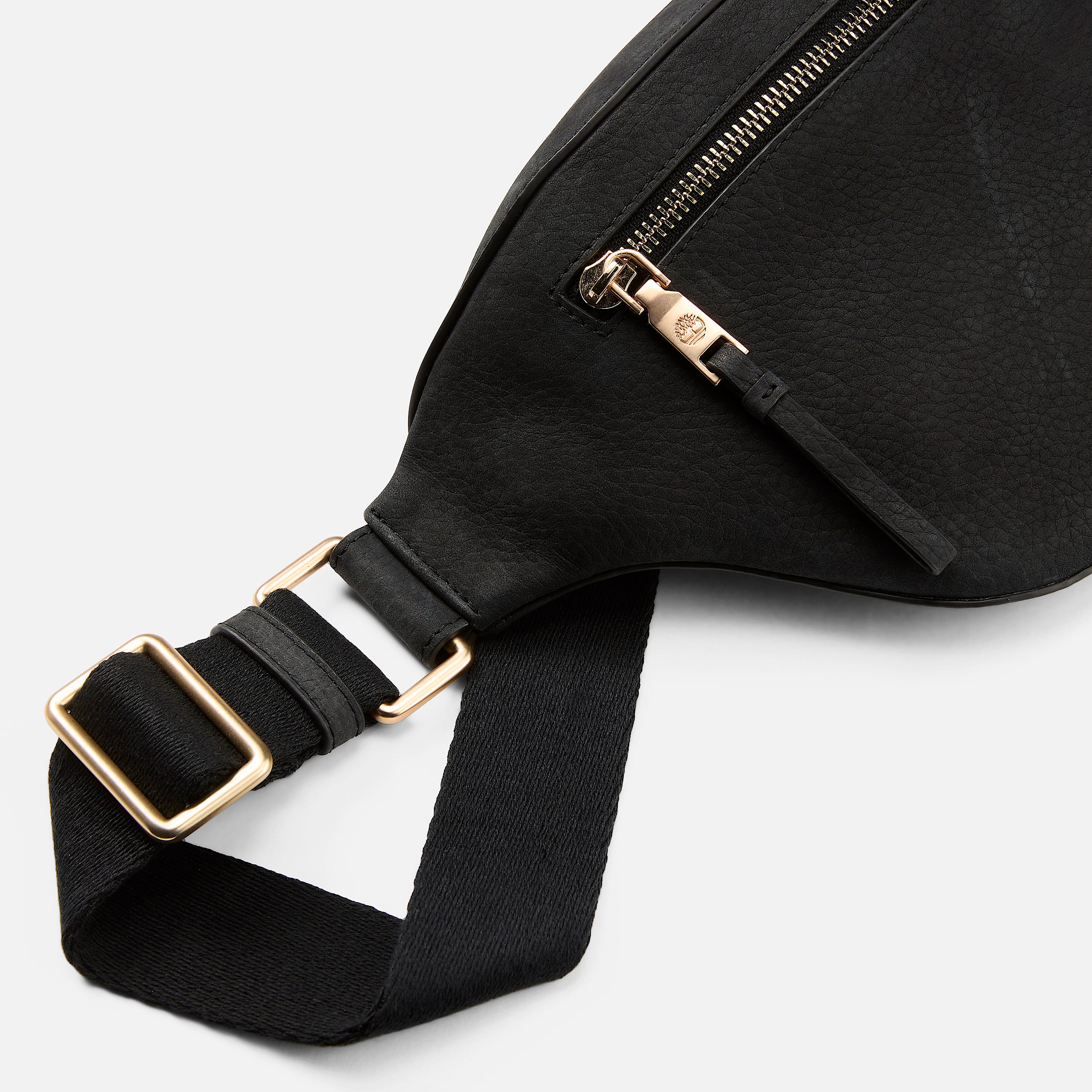 Sac banane en cuir souple en noir TBL noir ALT3