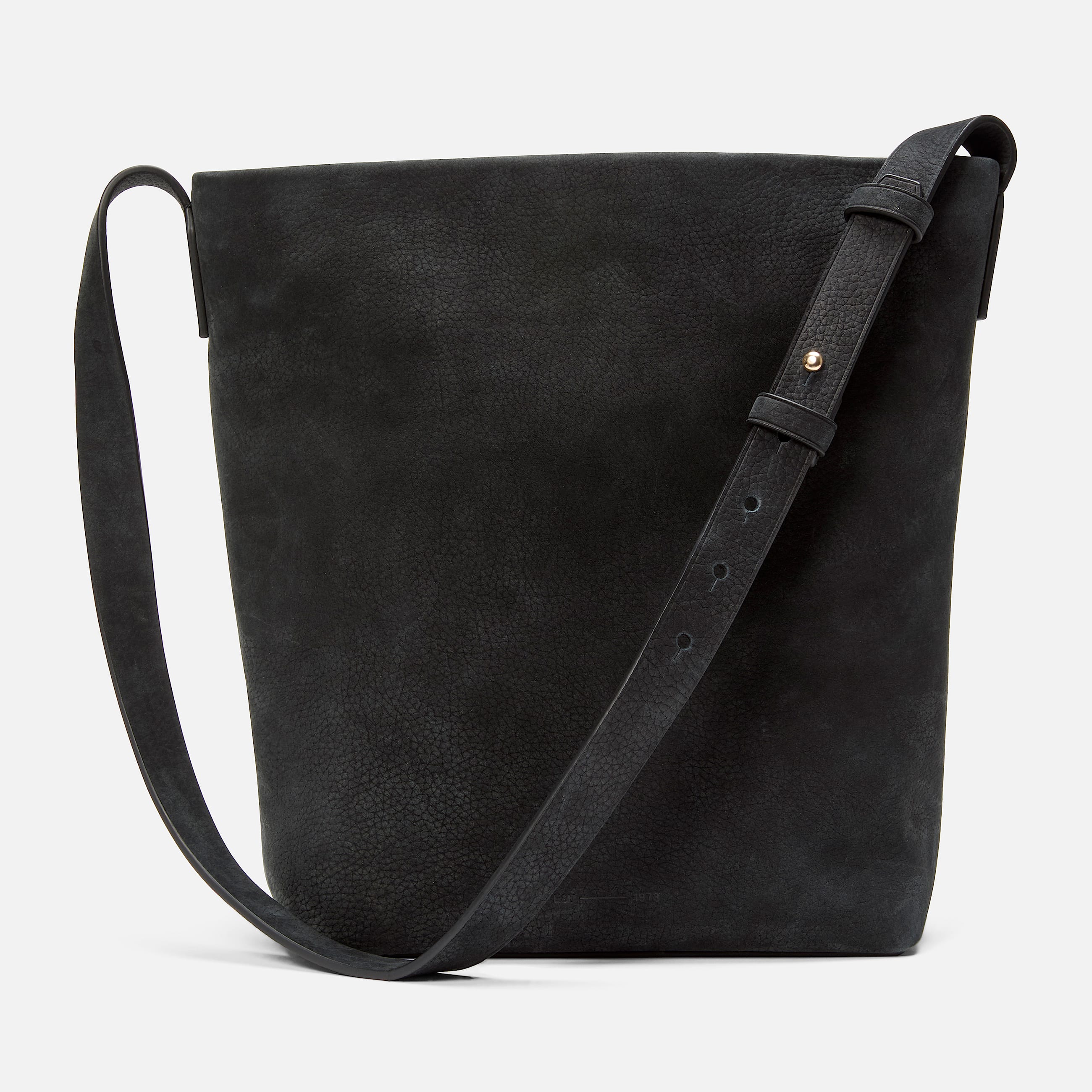 Schultertasche aus weichem Leder in Schwarz TBL Schwarz ALT2