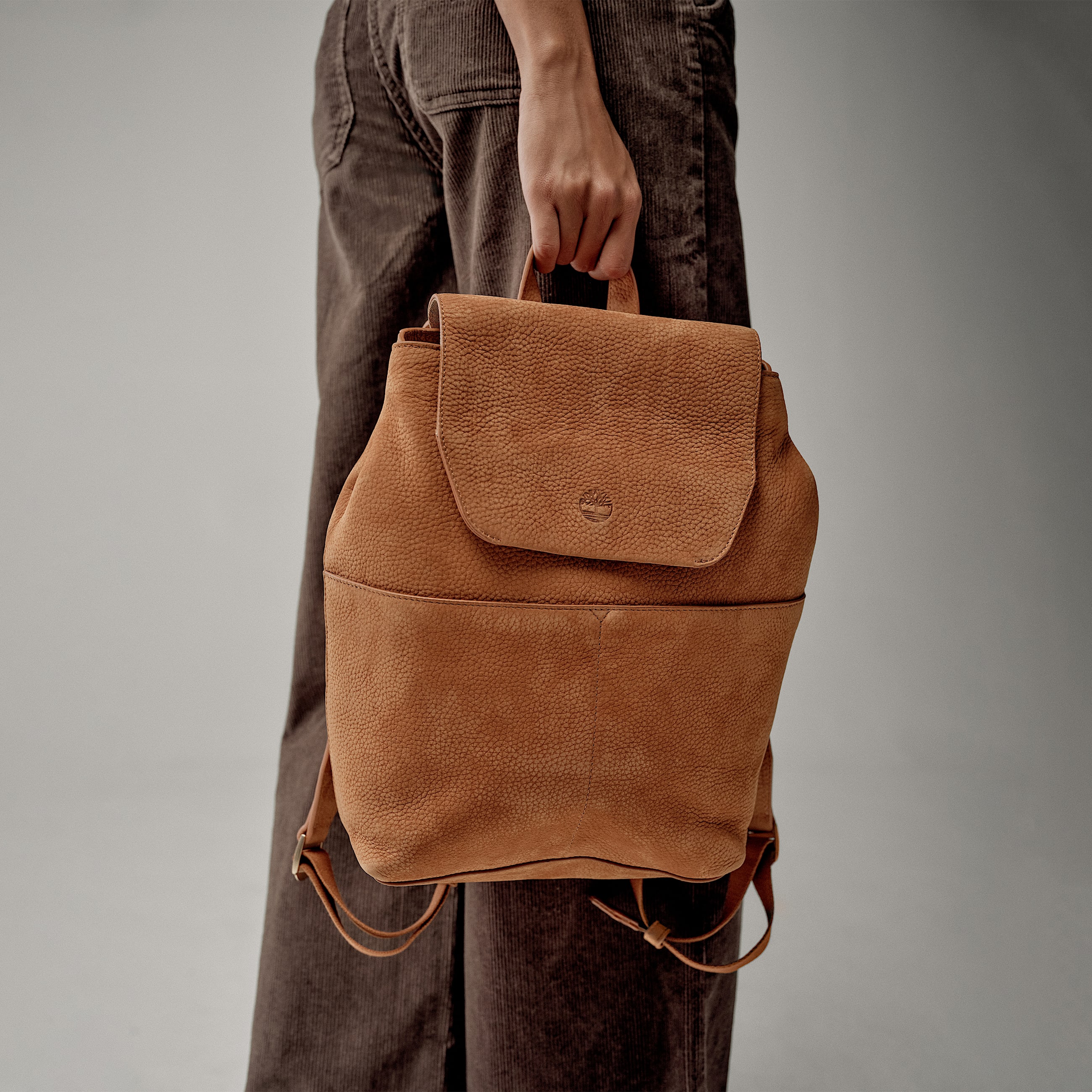 11LiterRucksack aus weichem Leder in Braun TBL Braun MKTG1