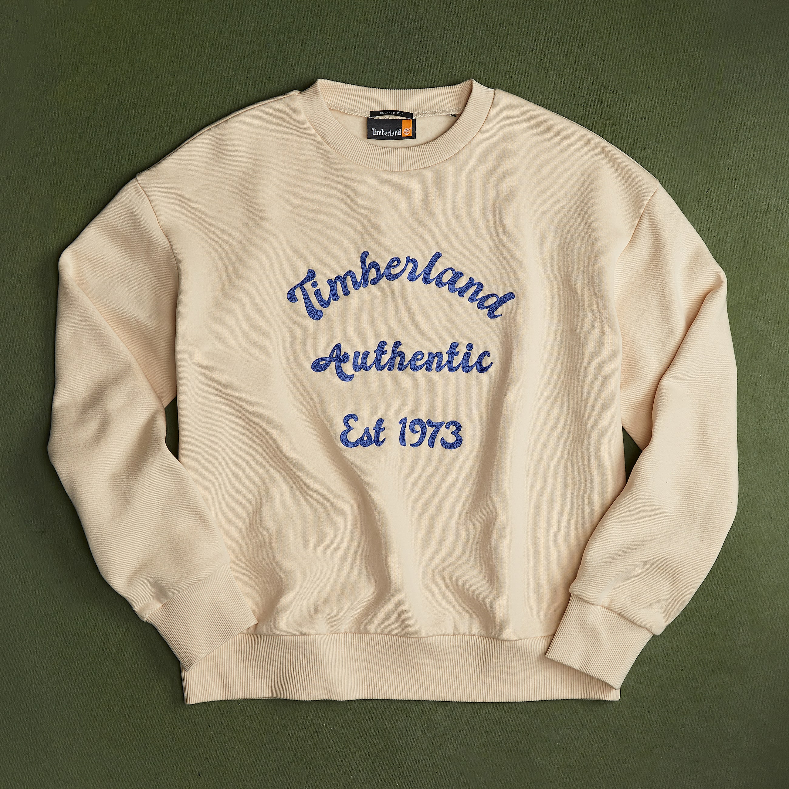 Brushed Back Crewneck Sweatshirt for Women in Beige TBL Beige MKTG1