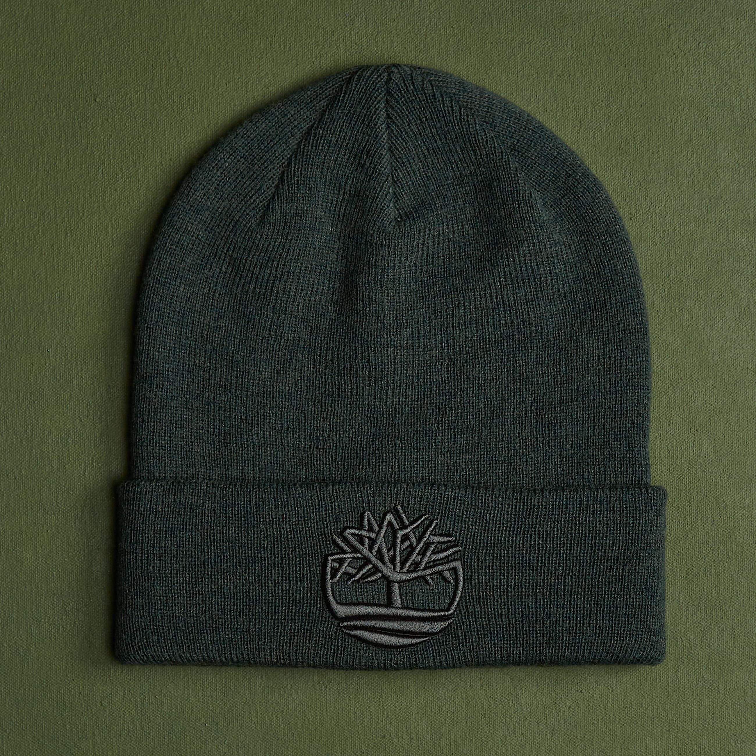 3D Embroidered Beanie in Black TBL Black MKTG1