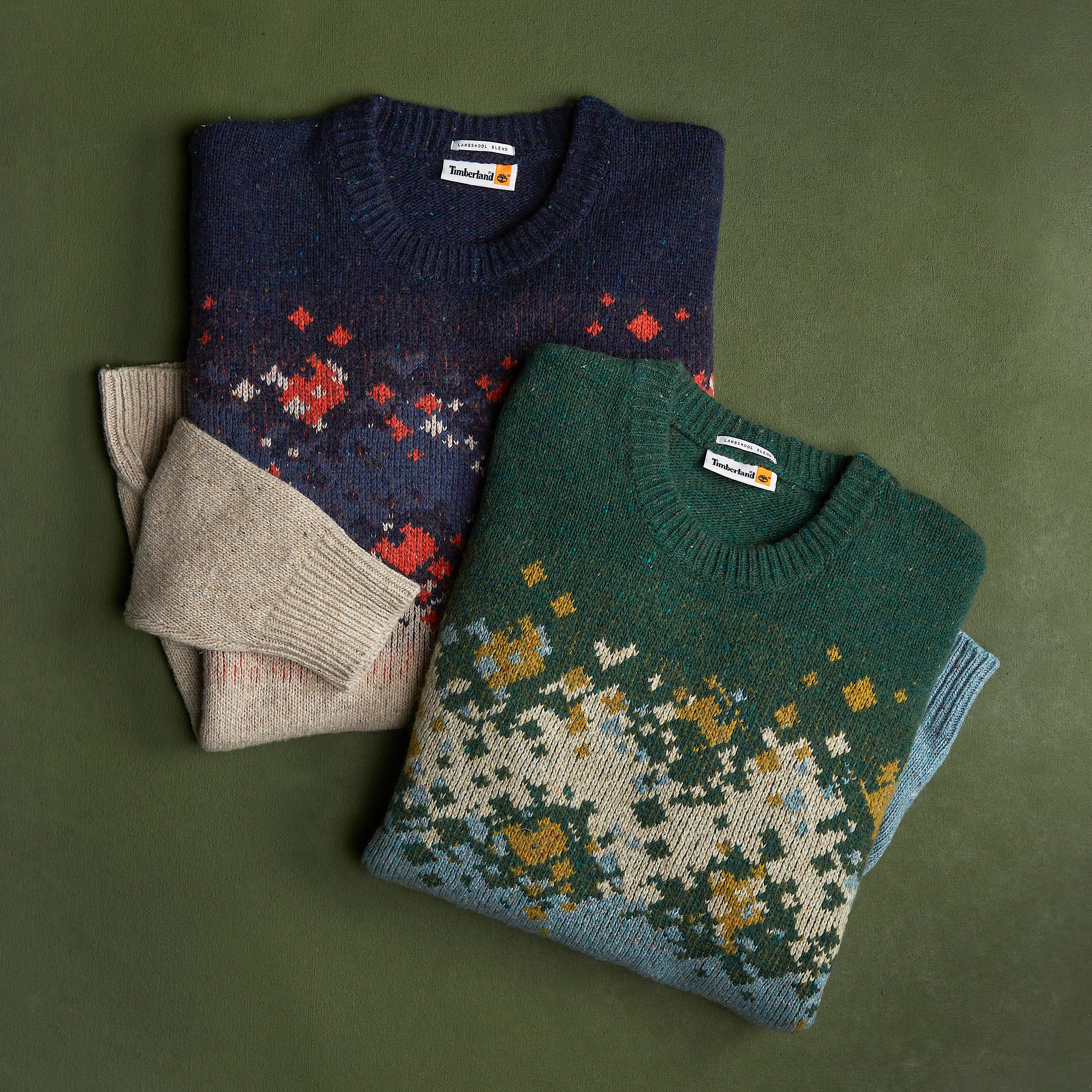 Fair Isle Jumper for Men in Grey TBL Grey MKTG1