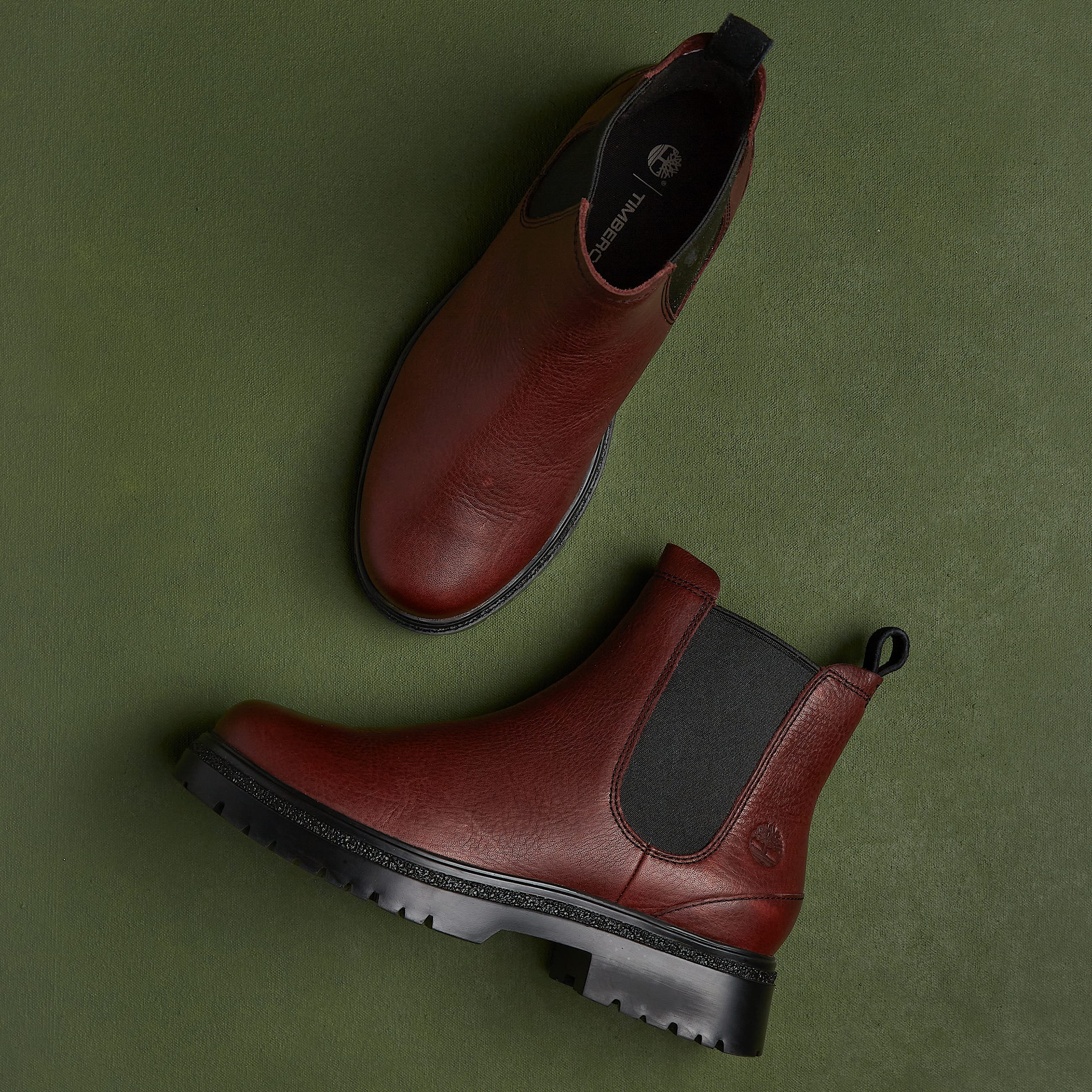 Bottine Chelsea Cambria Valley pour femme en rouge fonc TBL rouge MKTG1