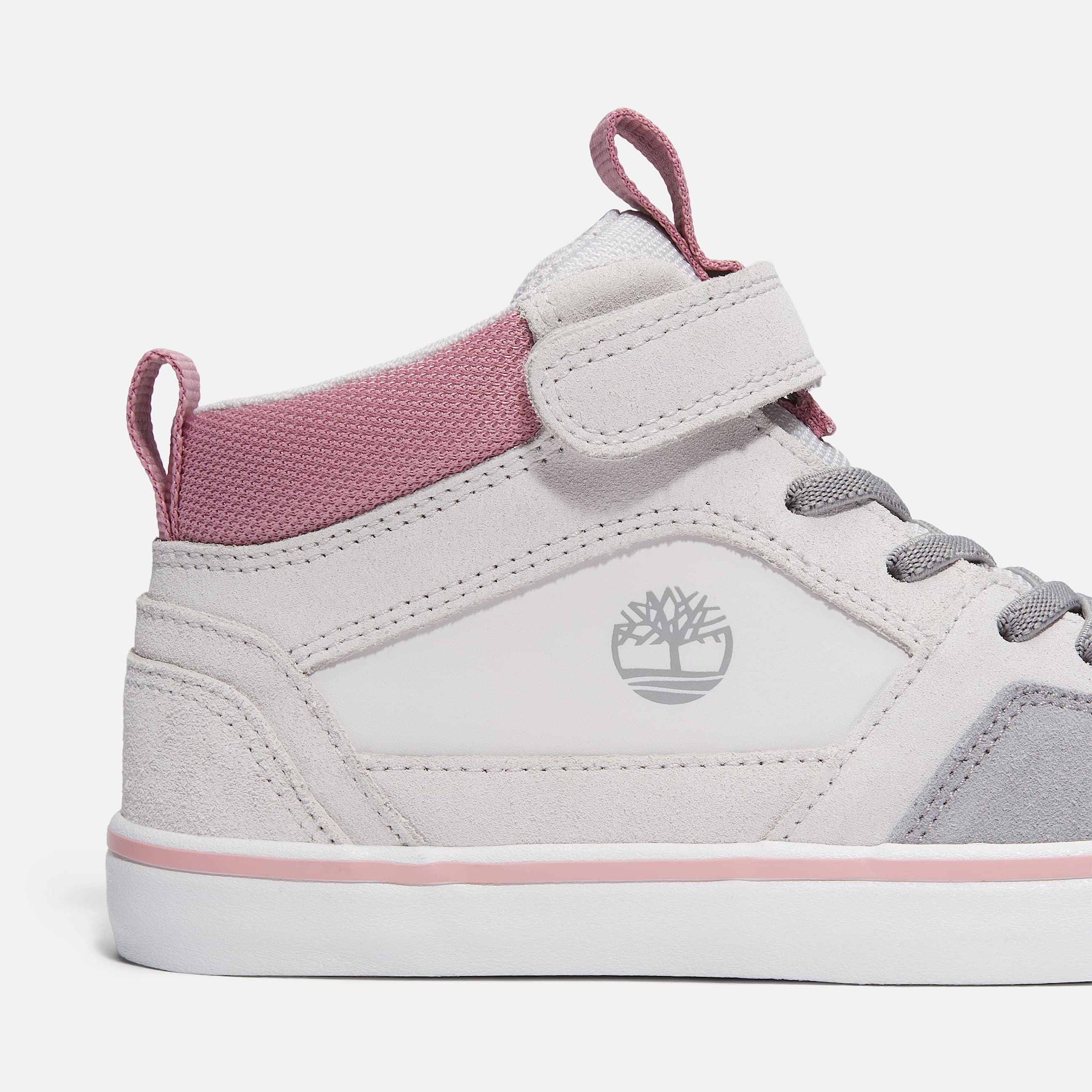 Stone Jump Mid Trainer for Junior in Light Grey TBL Grey ALT7